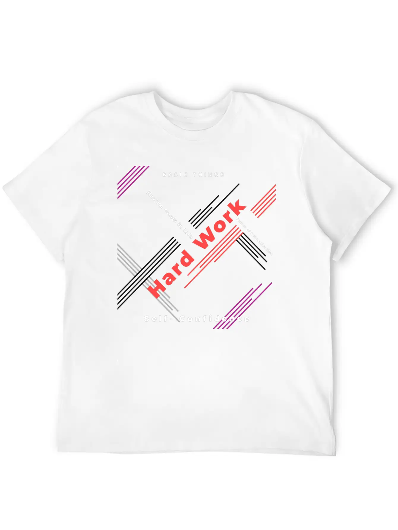 Basic Things In Life Relaxed Everyday Tee – Lightweight And Durable Cotton