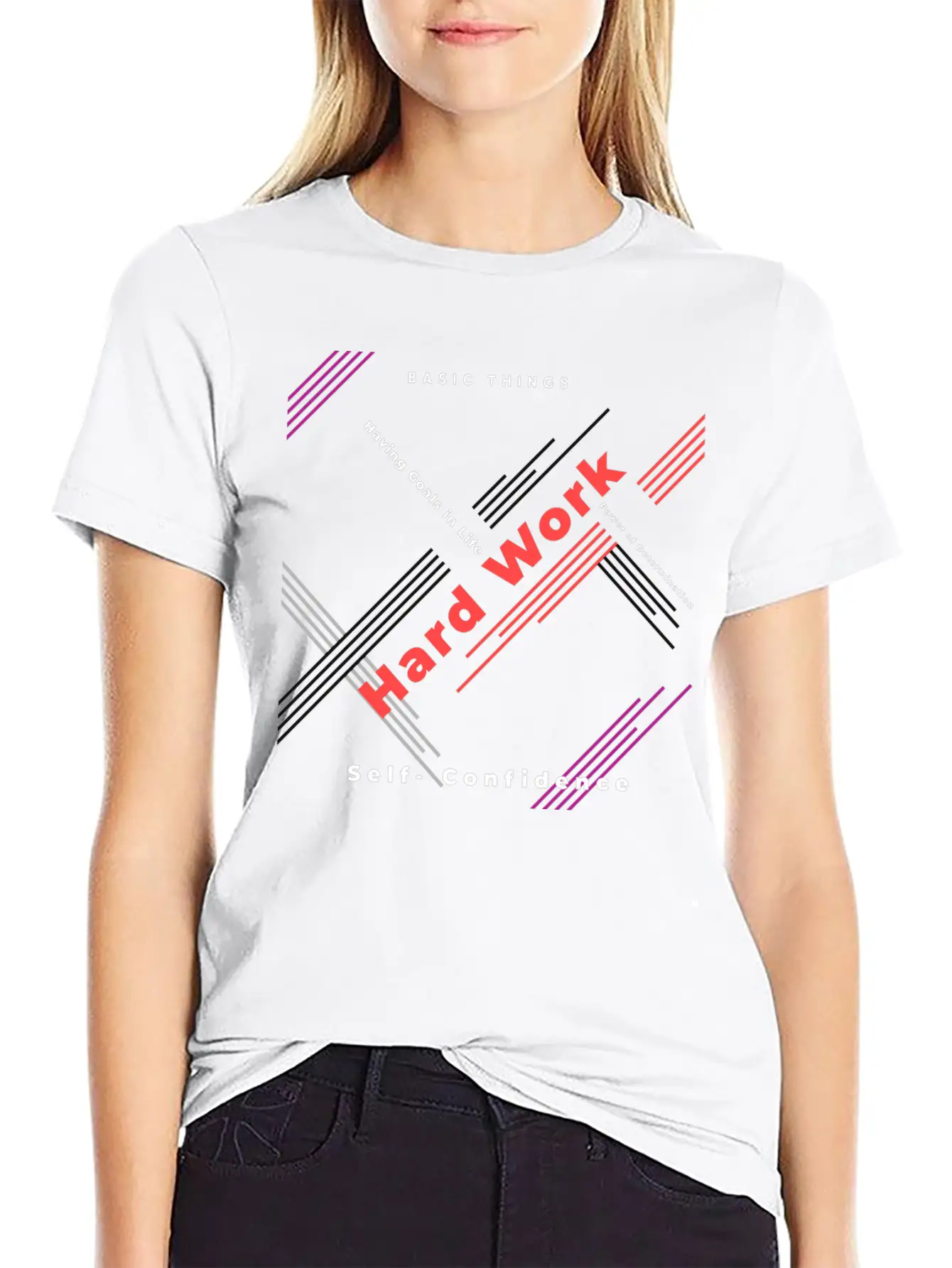 Basic Things In Life Relaxed Everyday Tee – Lightweight And Durable Cotton