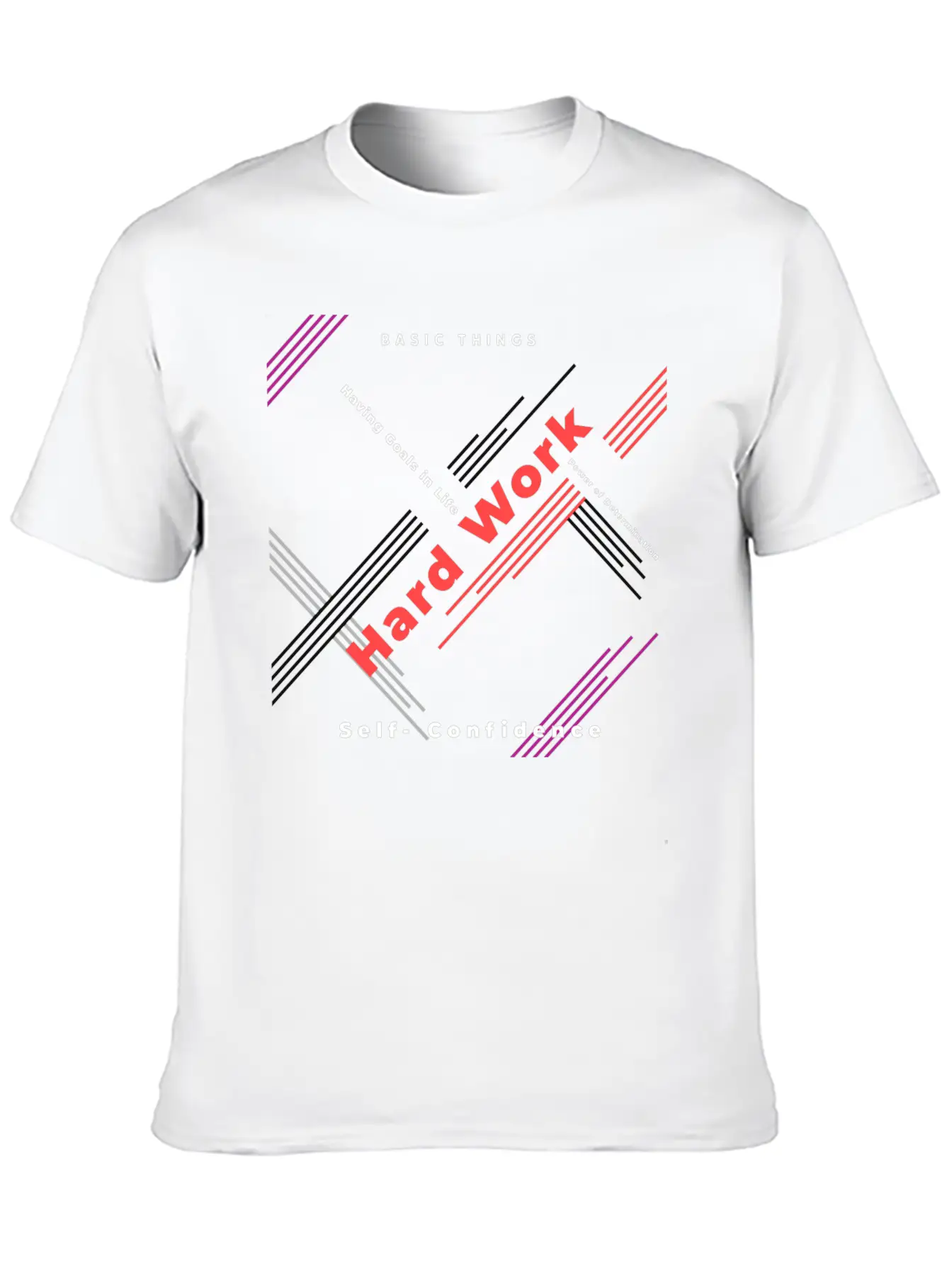 Basic Things In Life Relaxed Everyday Tee – Lightweight And Durable Cotton