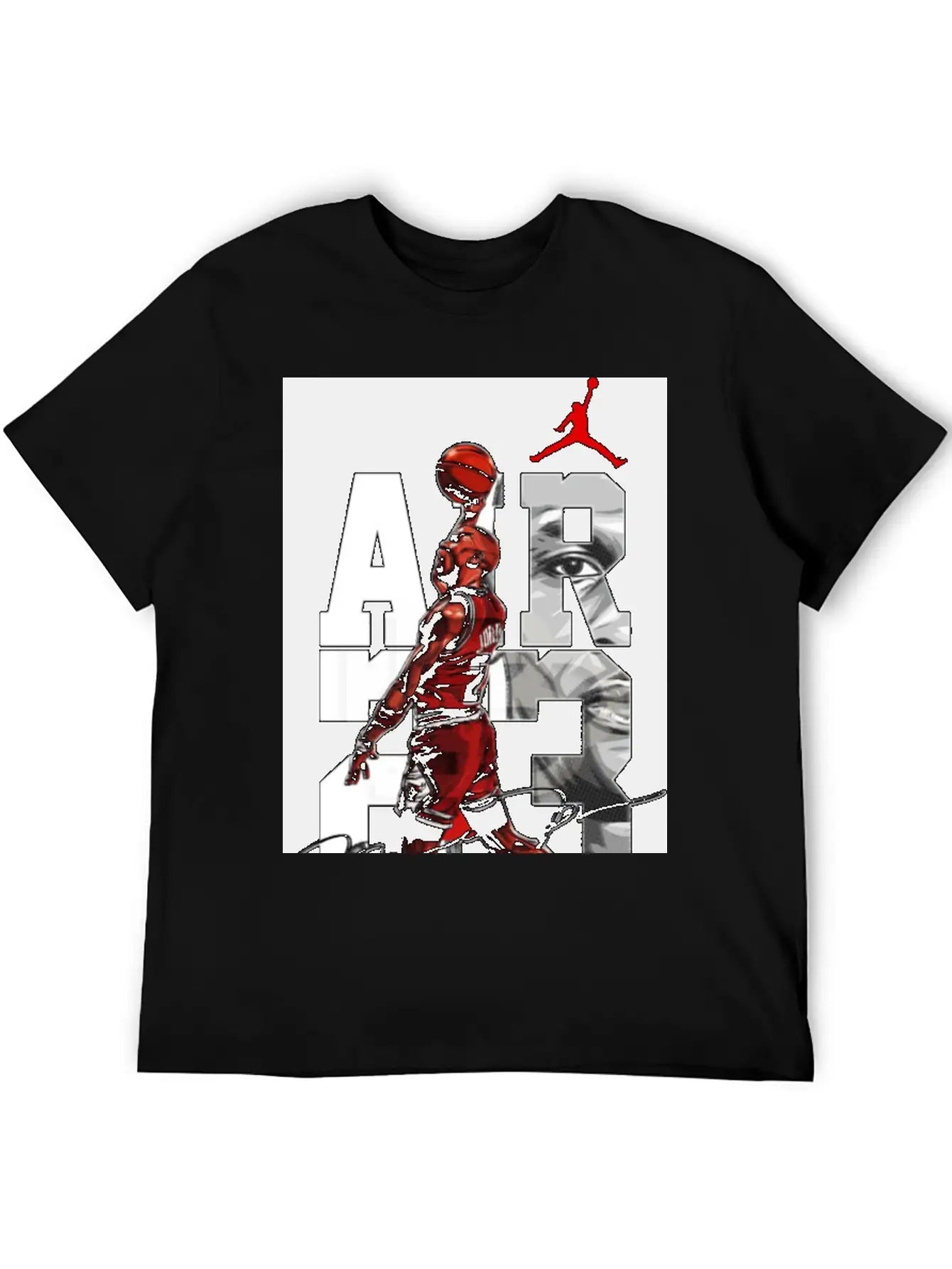 Basket Player Art Jordan T Shirts Unisex Casual T-Shirt – Clean Design For Daily Comfort
