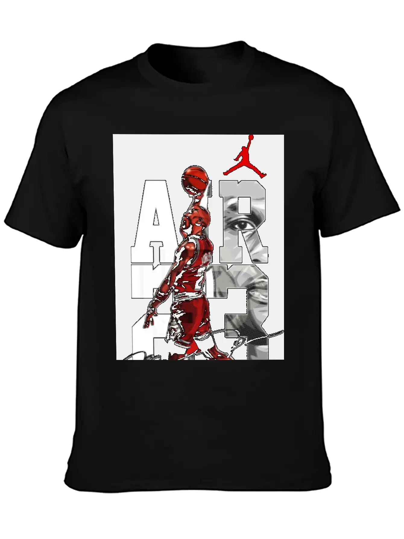 Basket Player Art Jordan T Shirts Unisex Casual T-Shirt – Clean Design For Daily Comfort
