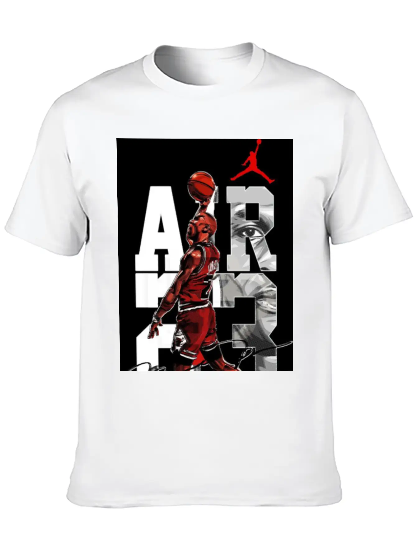 Basket Player Art Jordan T Shirts Unisex Casual T-Shirt – Clean Design For Daily Comfort