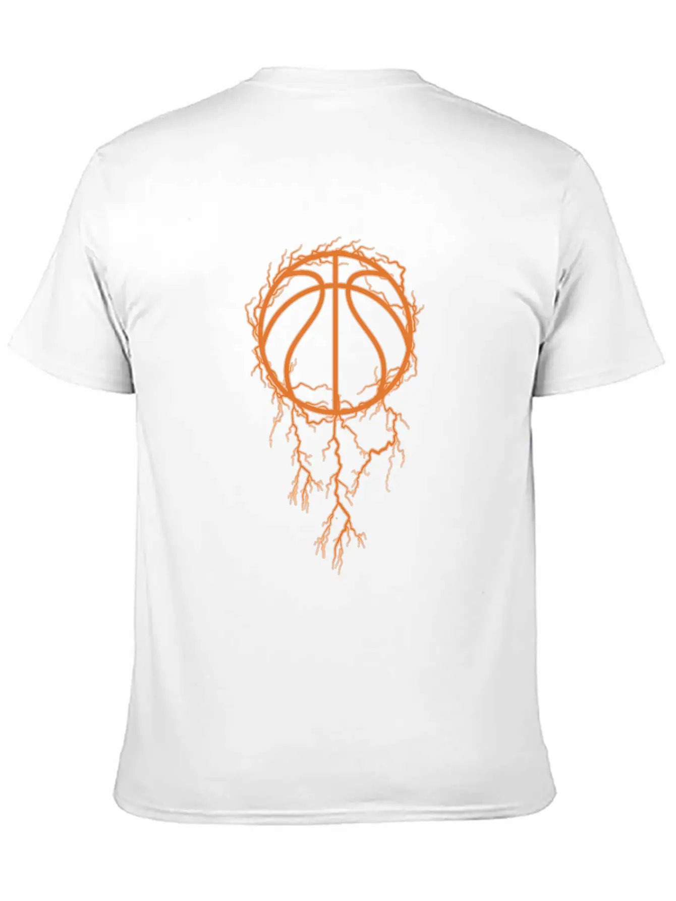 Basketball Baller Thunder Lightweight Cotton T-Shirt – Daily Comfort Graphic Shirt