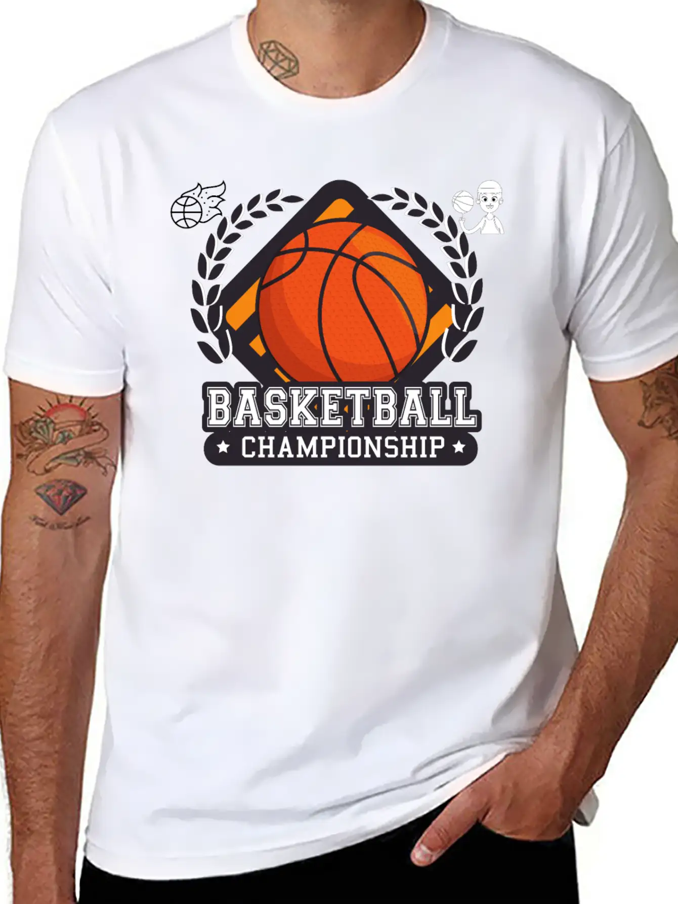 Basketball Championship Stylish Everyday T-Shirt – Unisex Basic Cotton Tee