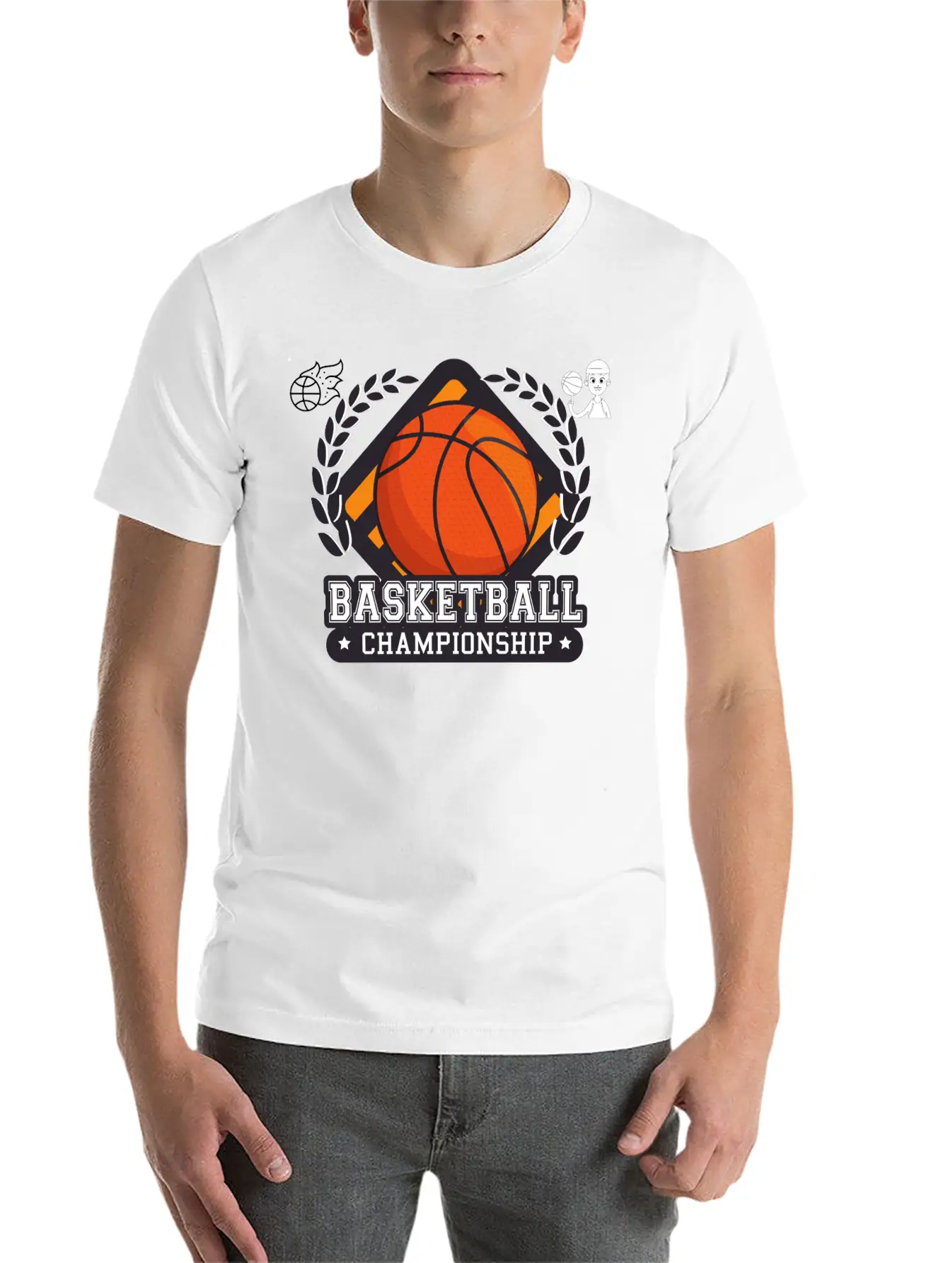 Basketball Championship Stylish Everyday T-Shirt – Unisex Basic Cotton Tee