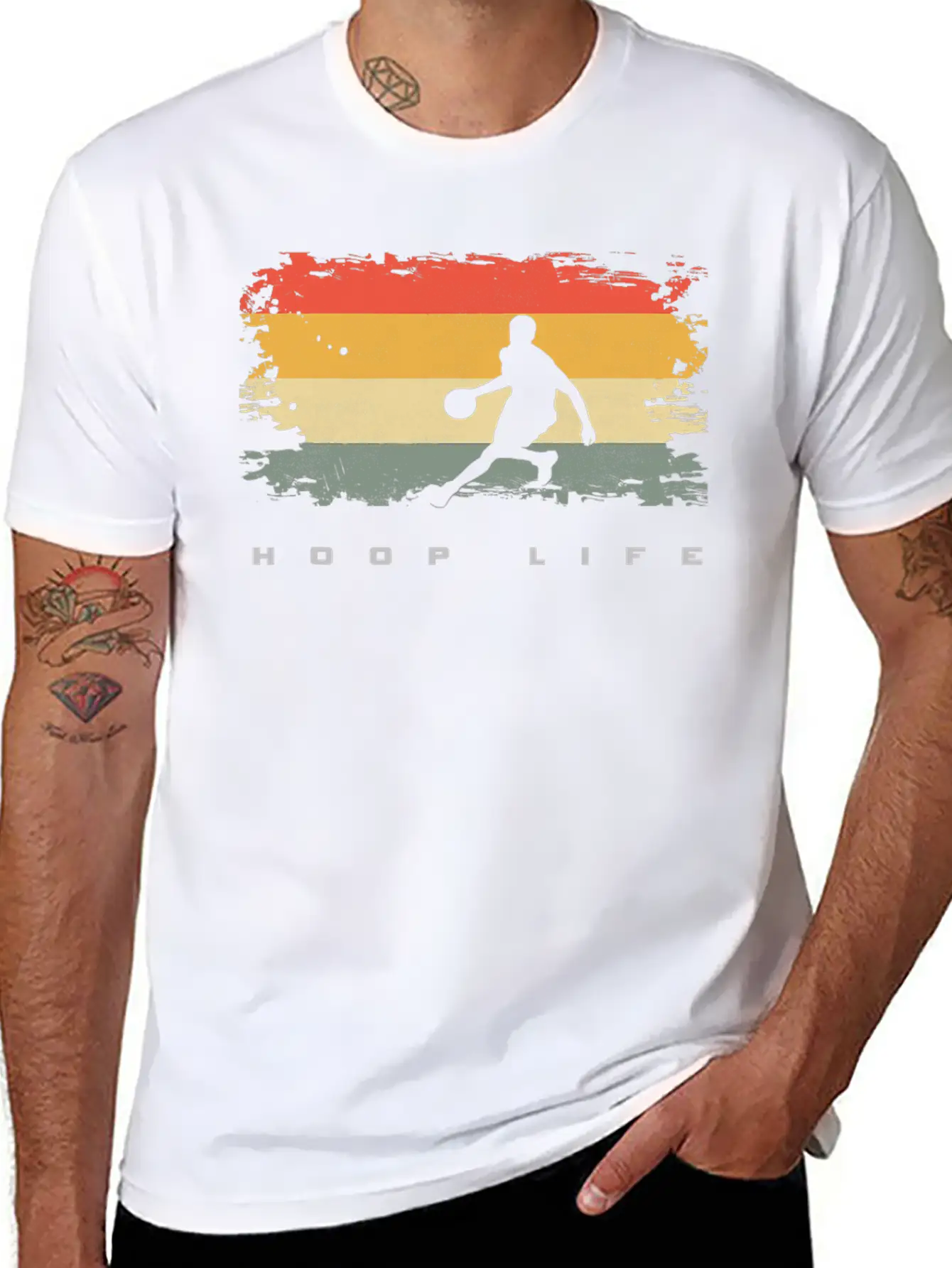 Basketball Clothing Basketball T Shirt Copy Lightweight Cotton T-Shirt – Daily Comfort Graphic Shirt
