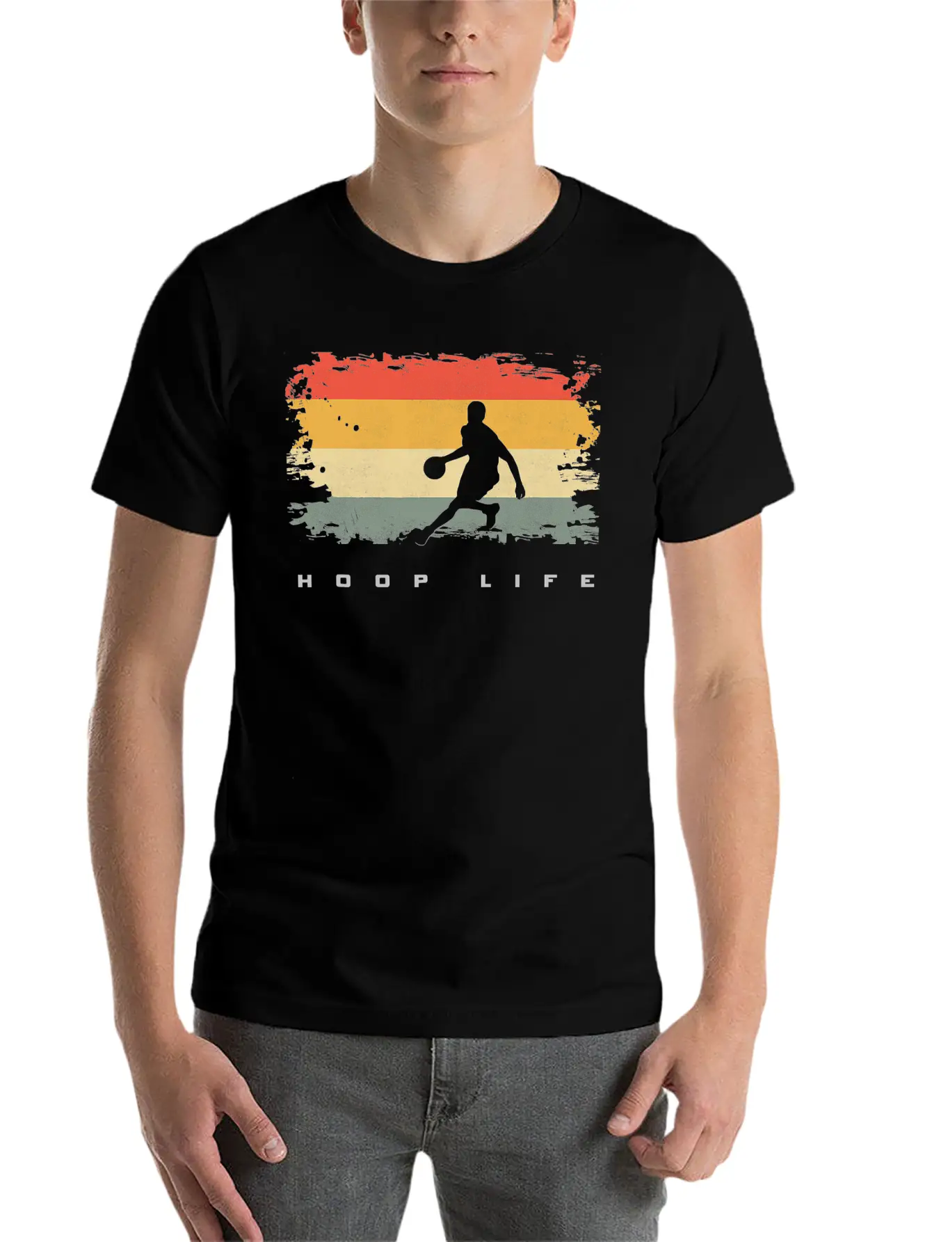 Basketball Clothing Basketball T Shirt Copy Lightweight Cotton T-Shirt – Daily Comfort Graphic Shirt