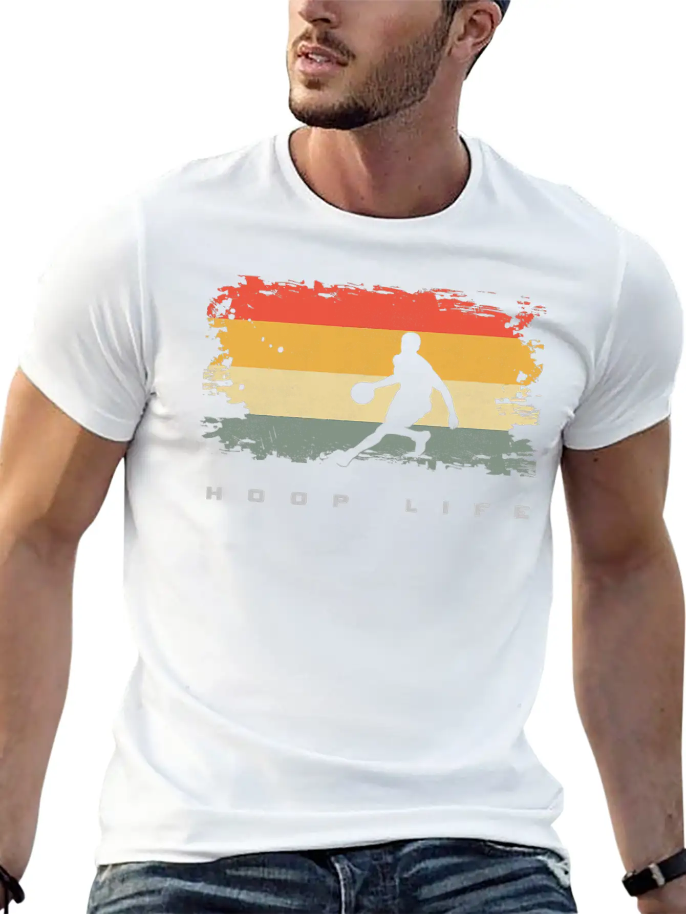 Basketball Clothing Basketball T Shirt Copy Lightweight Cotton T-Shirt – Daily Comfort Graphic Shirt