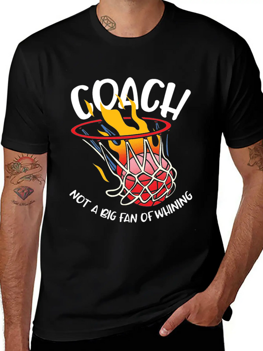 Basketball Coach Unisex Casual T-Shirt – Clean Design For Daily Comfort