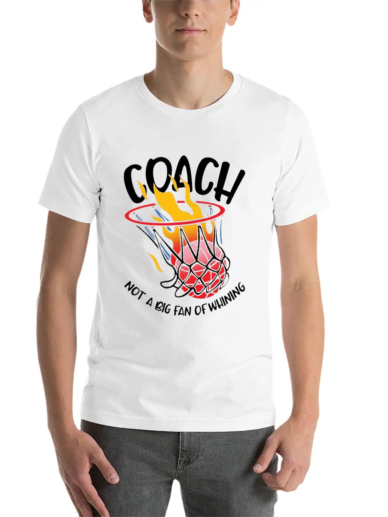Basketball Coach Unisex Casual T-Shirt – Clean Design For Daily Comfort