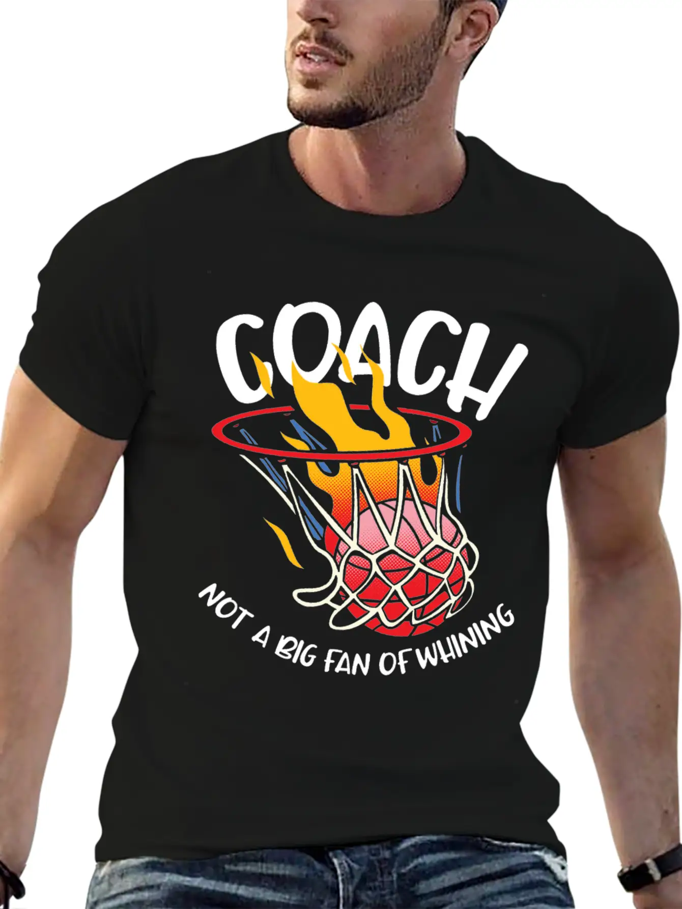 Basketball Coach Unisex Casual T-Shirt – Clean Design For Daily Comfort