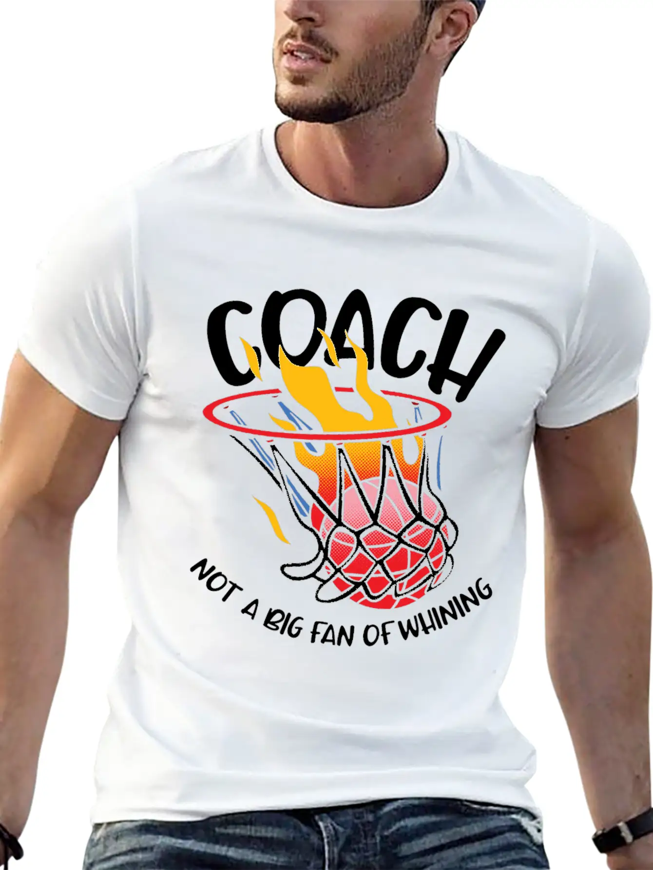 Basketball Coach Unisex Casual T-Shirt – Clean Design For Daily Comfort