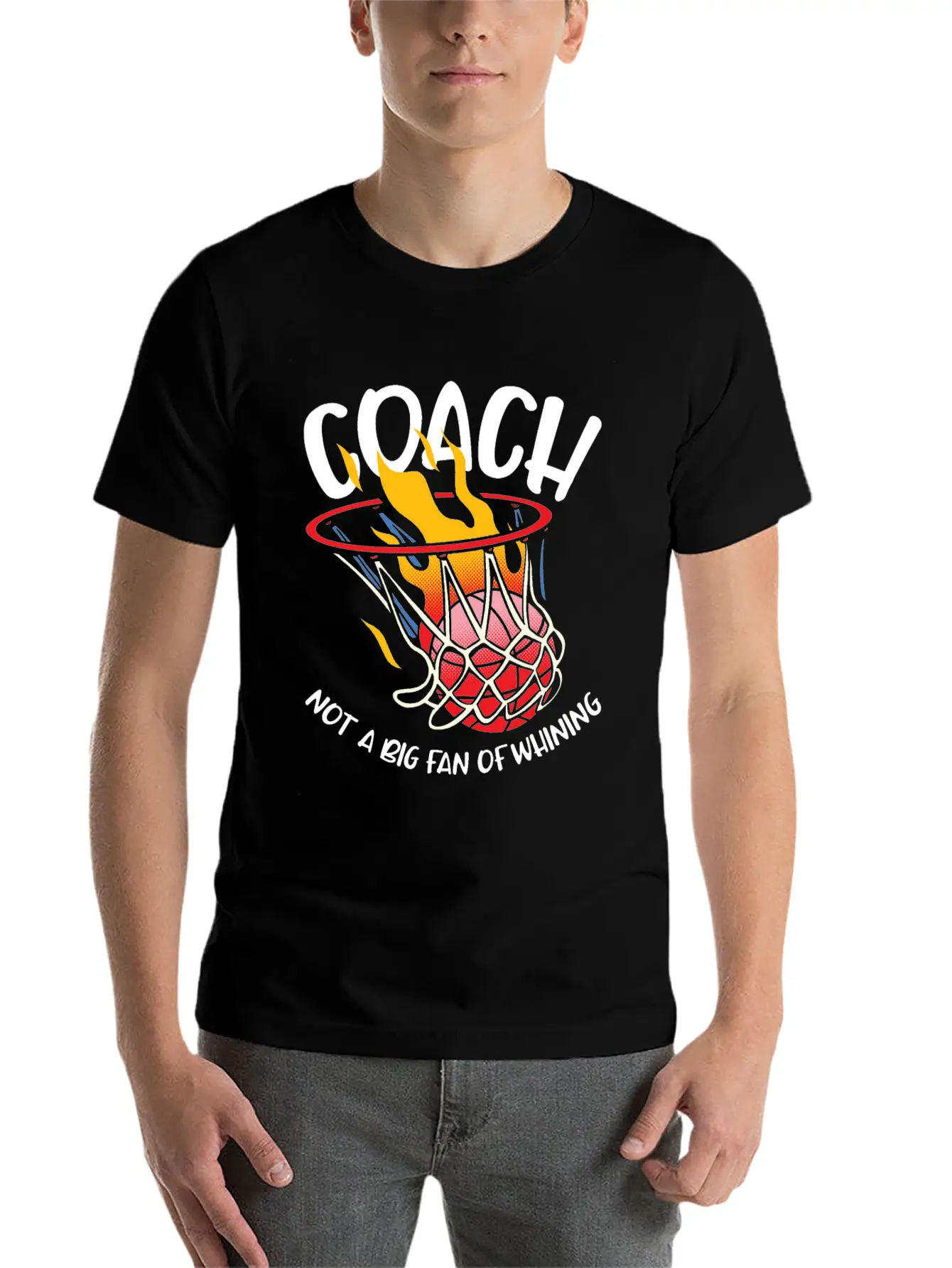 Basketball Coach Unisex Casual T-Shirt – Clean Design For Daily Comfort