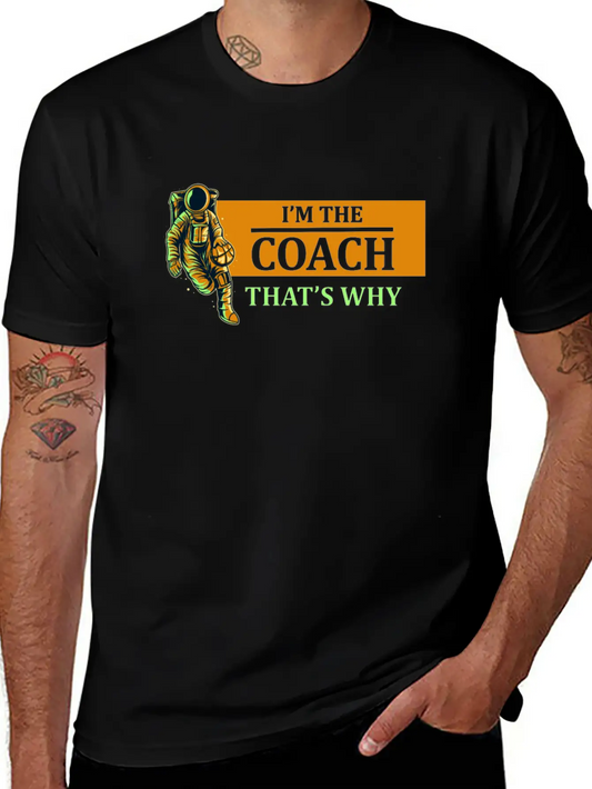 Basketball Coaching Coach Lightweight Cotton T-Shirt – Daily Comfort Graphic Shirt