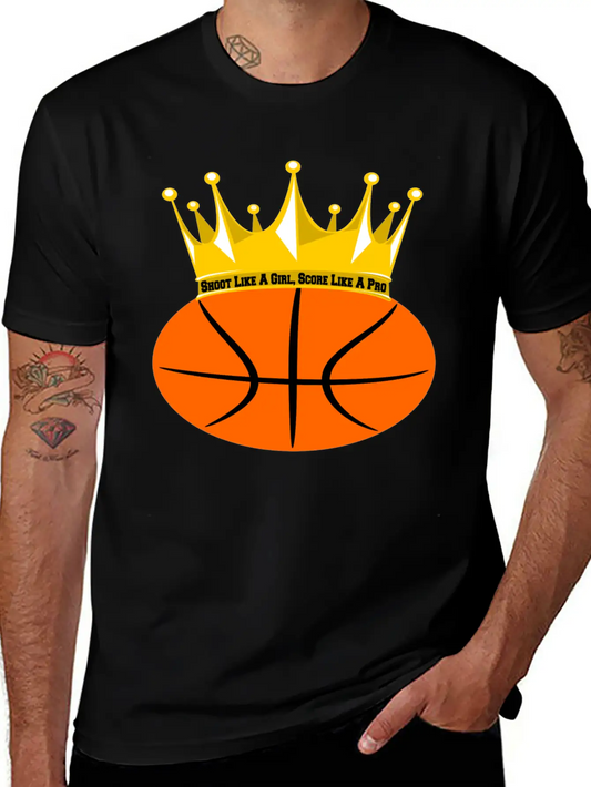 Basketball Girl Power: Shoot & Score! Relaxed Everyday Tee – Lightweight And Durable Cotton