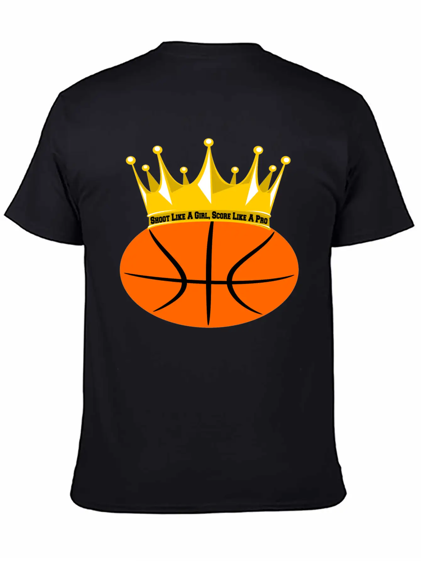 Basketball Girl Power: Shoot & Score! Relaxed Everyday Tee – Lightweight And Durable Cotton
