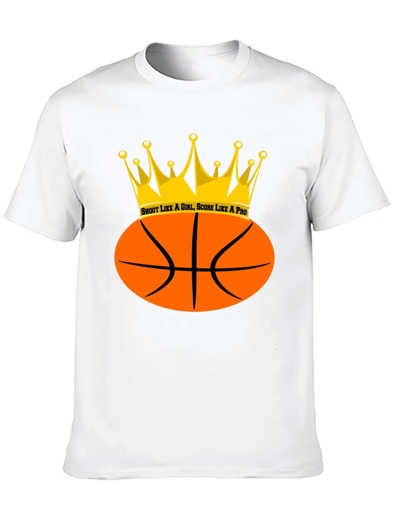Basketball Girl Power: Shoot & Score! Relaxed Everyday Tee – Lightweight And Durable Cotton