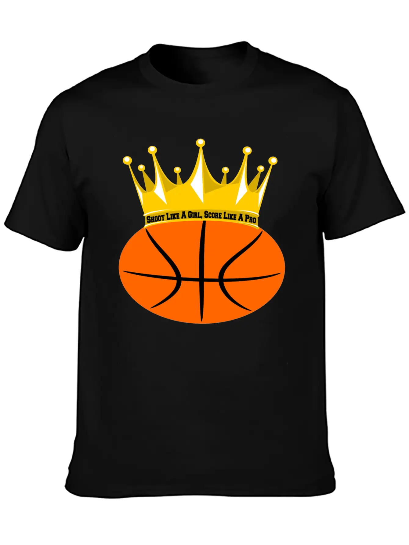Basketball Girl Power: Shoot & Score! Relaxed Everyday Tee – Lightweight And Durable Cotton