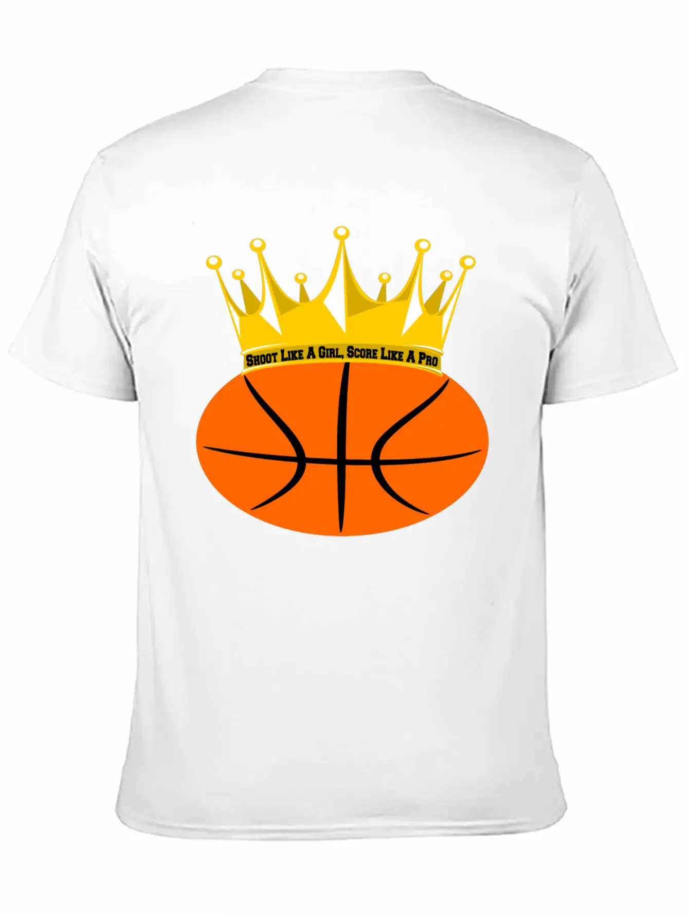 Basketball Girl Power: Shoot & Score! Relaxed Everyday Tee – Lightweight And Durable Cotton