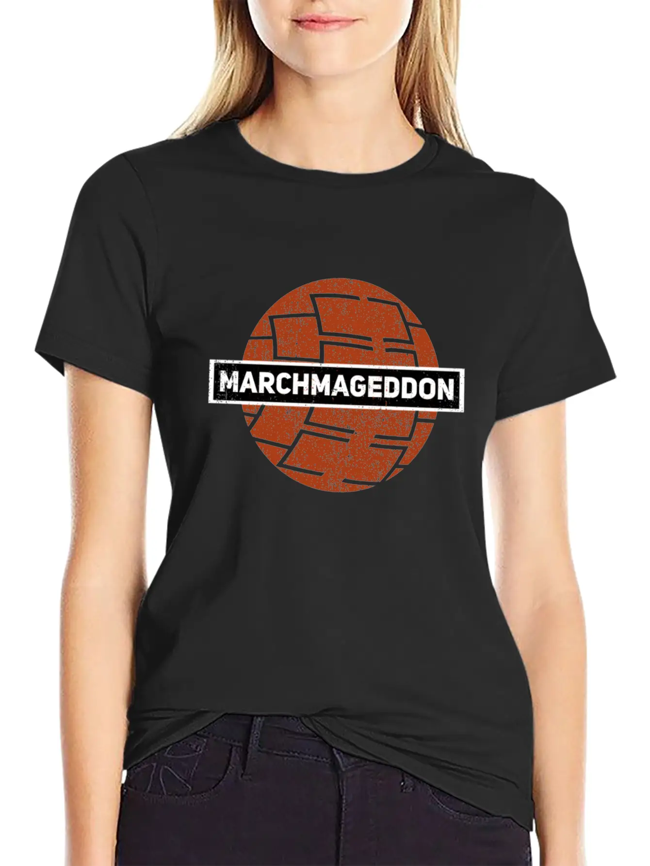 Basketball March Tournament Bracket College Gift Lightweight Cotton T-Shirt – Daily Comfort Graphic Shirt