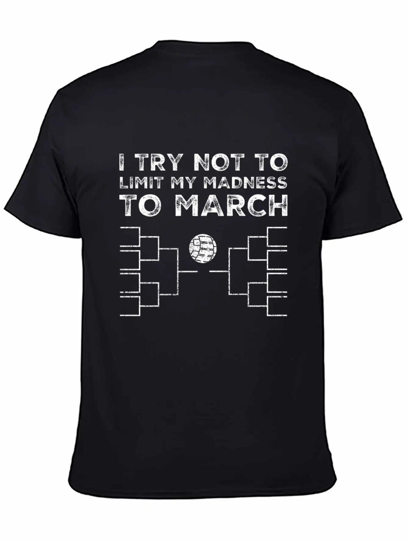 Basketball March Tournament Bracket College Gift Unisex Casual T-Shirt – Clean Design For Daily Comfort