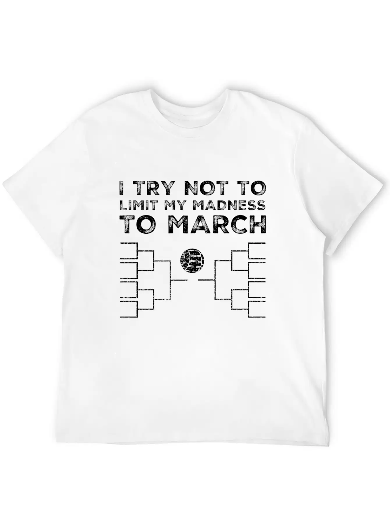 Basketball March Tournament Bracket College Gift Unisex Casual T-Shirt – Clean Design For Daily Comfort