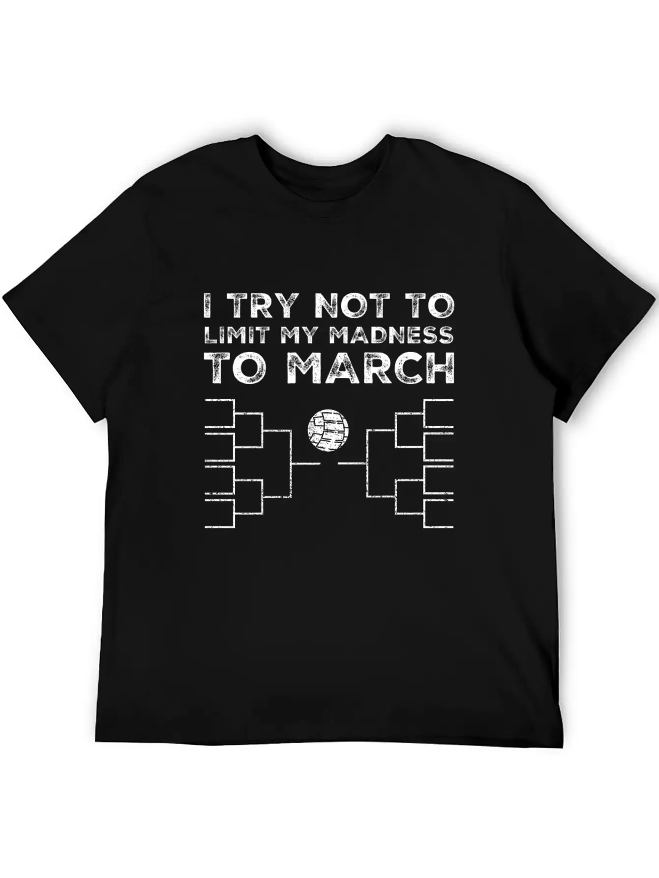 Basketball March Tournament Bracket College Gift Unisex Casual T-Shirt – Clean Design For Daily Comfort