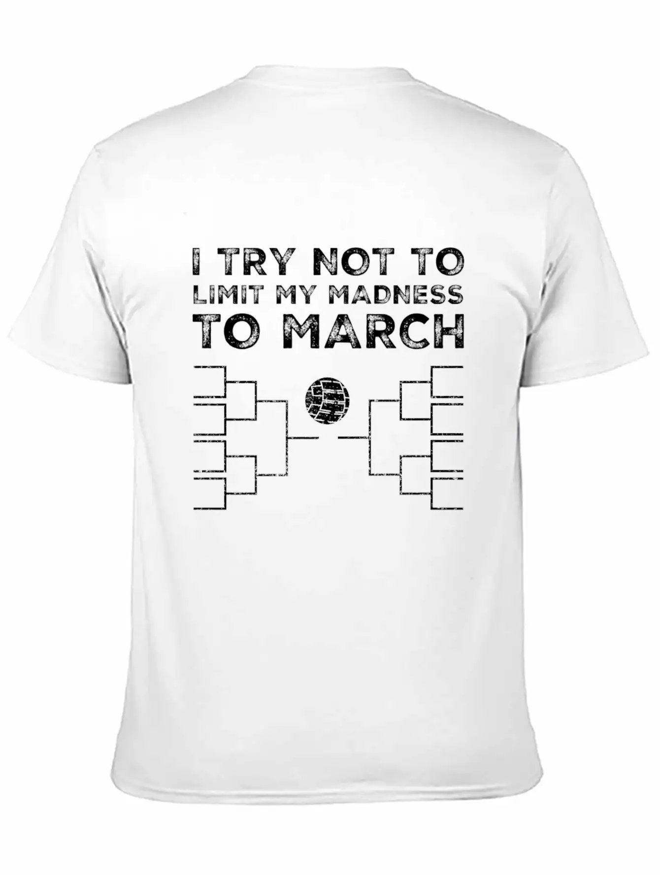 Basketball March Tournament Bracket College Gift Unisex Casual T-Shirt – Clean Design For Daily Comfort
