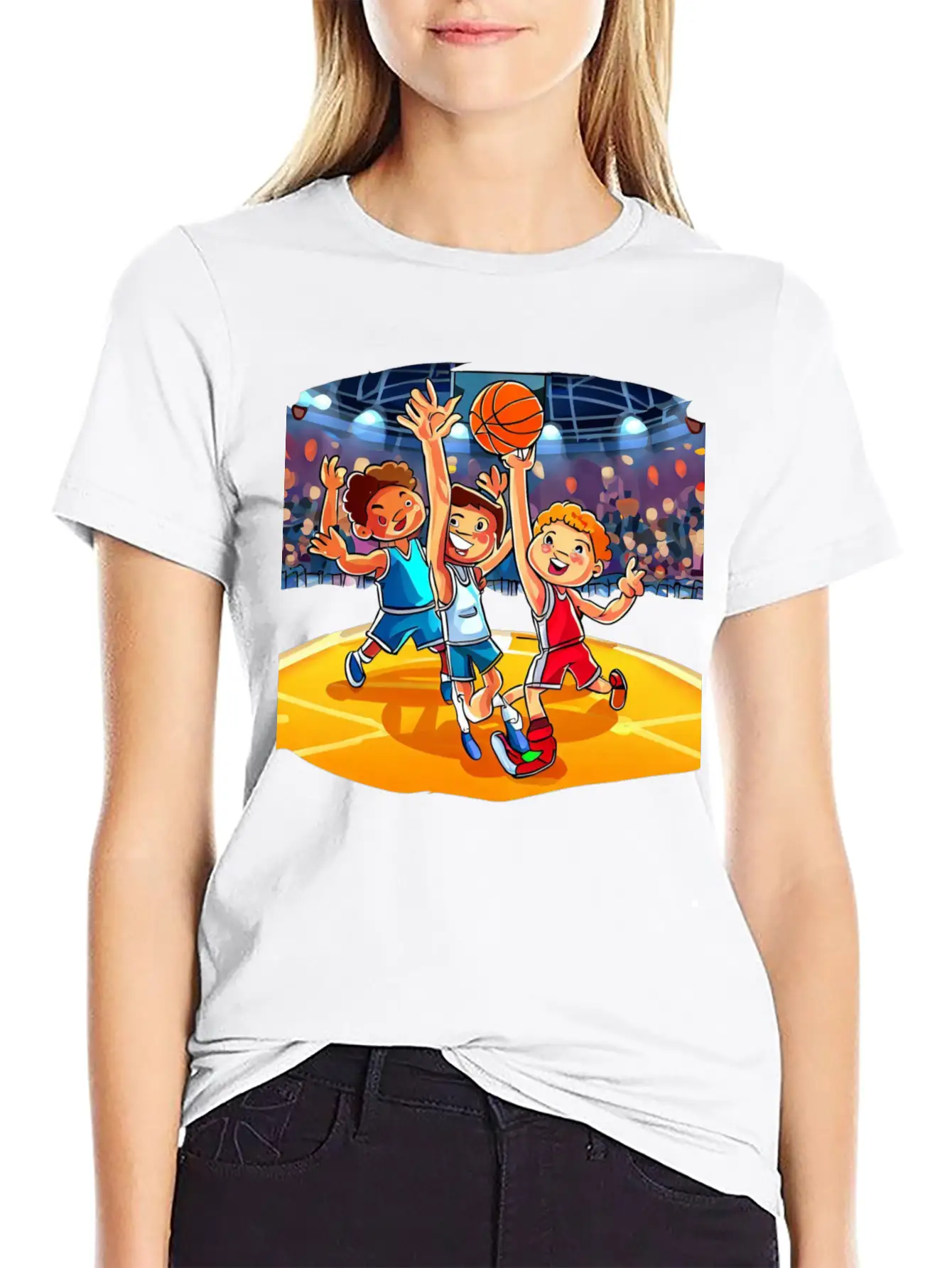 Basketball Tournament Basic Graphic T-Shirt – Daily Comfort In Soft Cotton