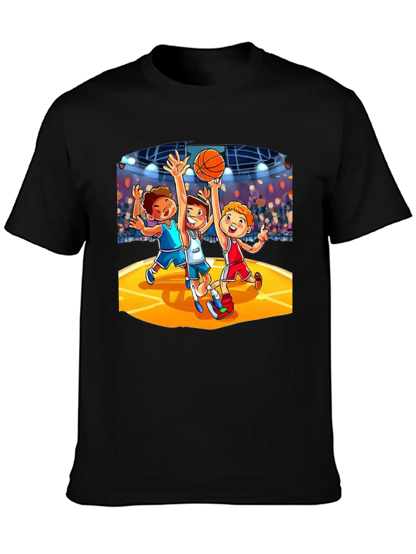 Basketball Tournament Basic Graphic T-Shirt – Daily Comfort In Soft Cotton