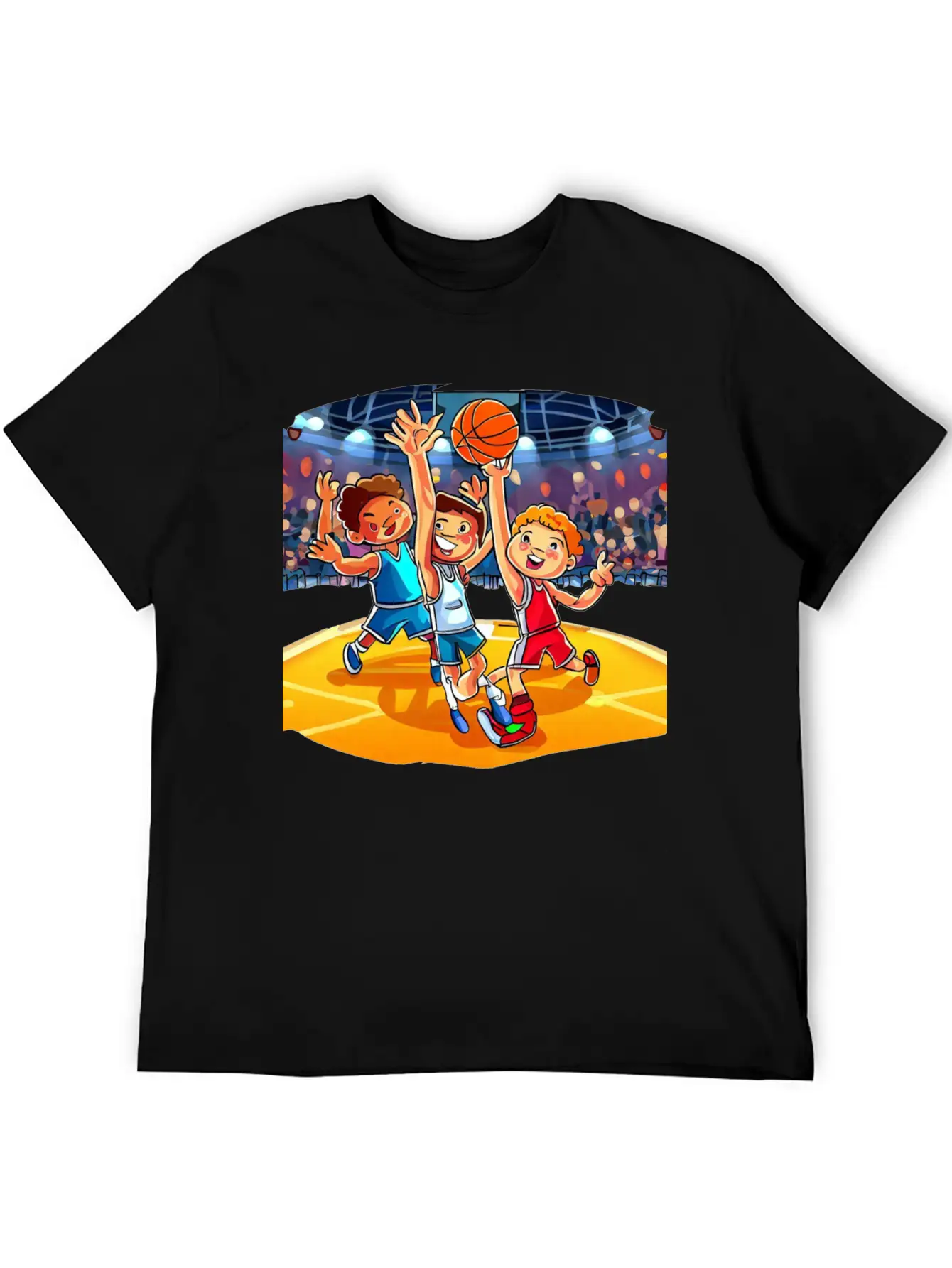 Basketball Tournament Basic Graphic T-Shirt – Daily Comfort In Soft Cotton