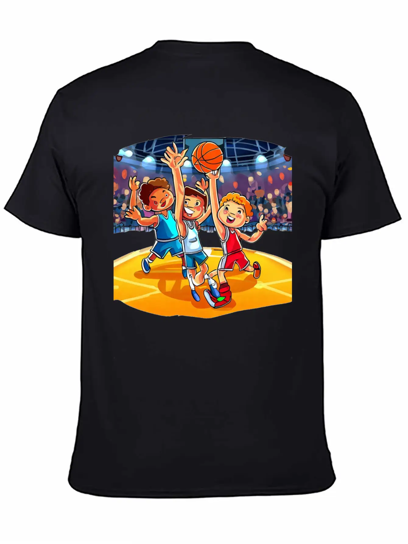 Basketball Tournament Basic Graphic T-Shirt – Daily Comfort In Soft Cotton