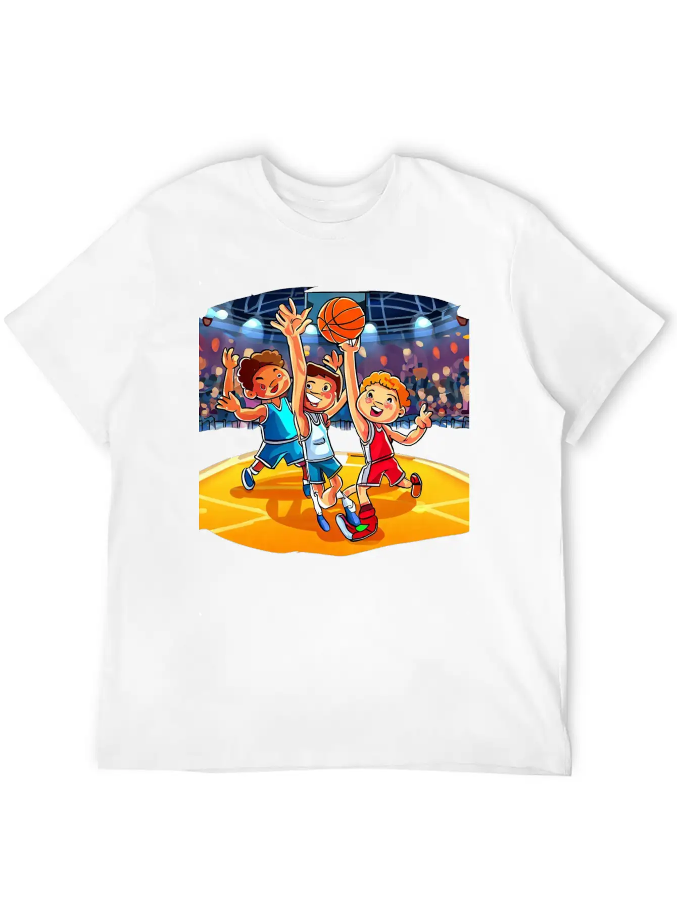 Basketball Tournament Basic Graphic T-Shirt – Daily Comfort In Soft Cotton