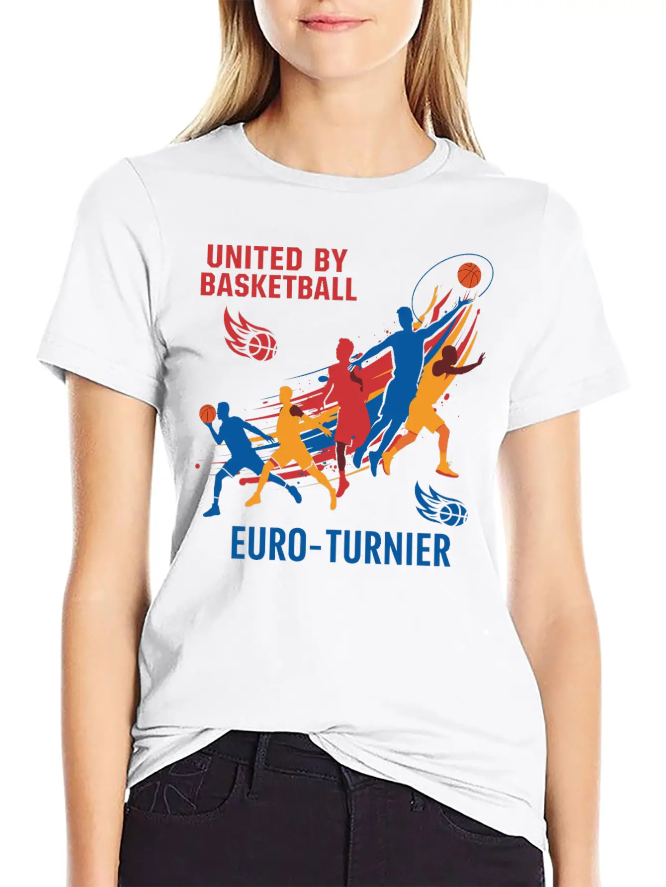 Basketball Turnier Unisex Casual T-Shirt ��� Clean Design For Daily Comfort