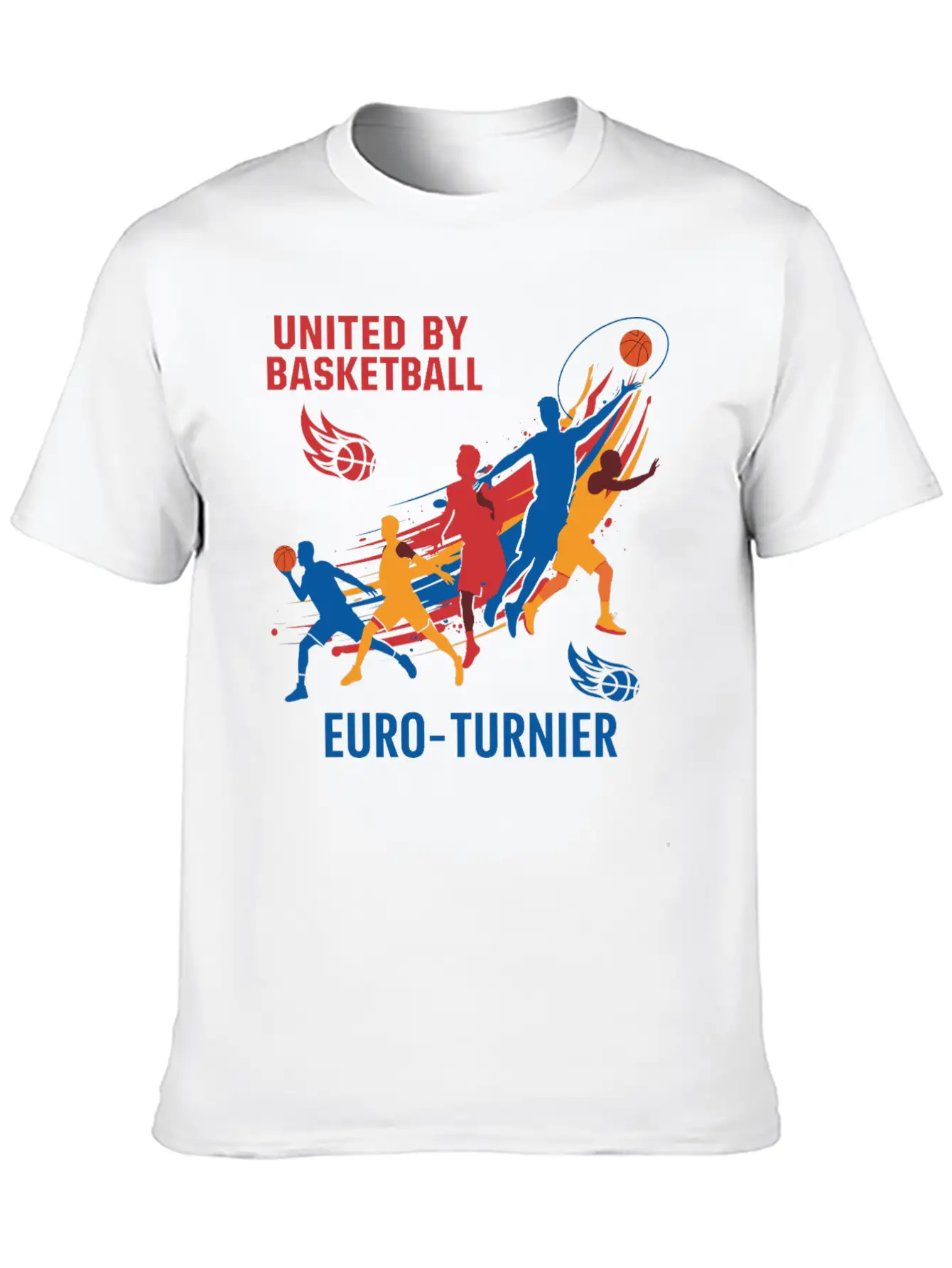 Basketball Turnier Unisex Casual T-Shirt ��� Clean Design For Daily Comfort