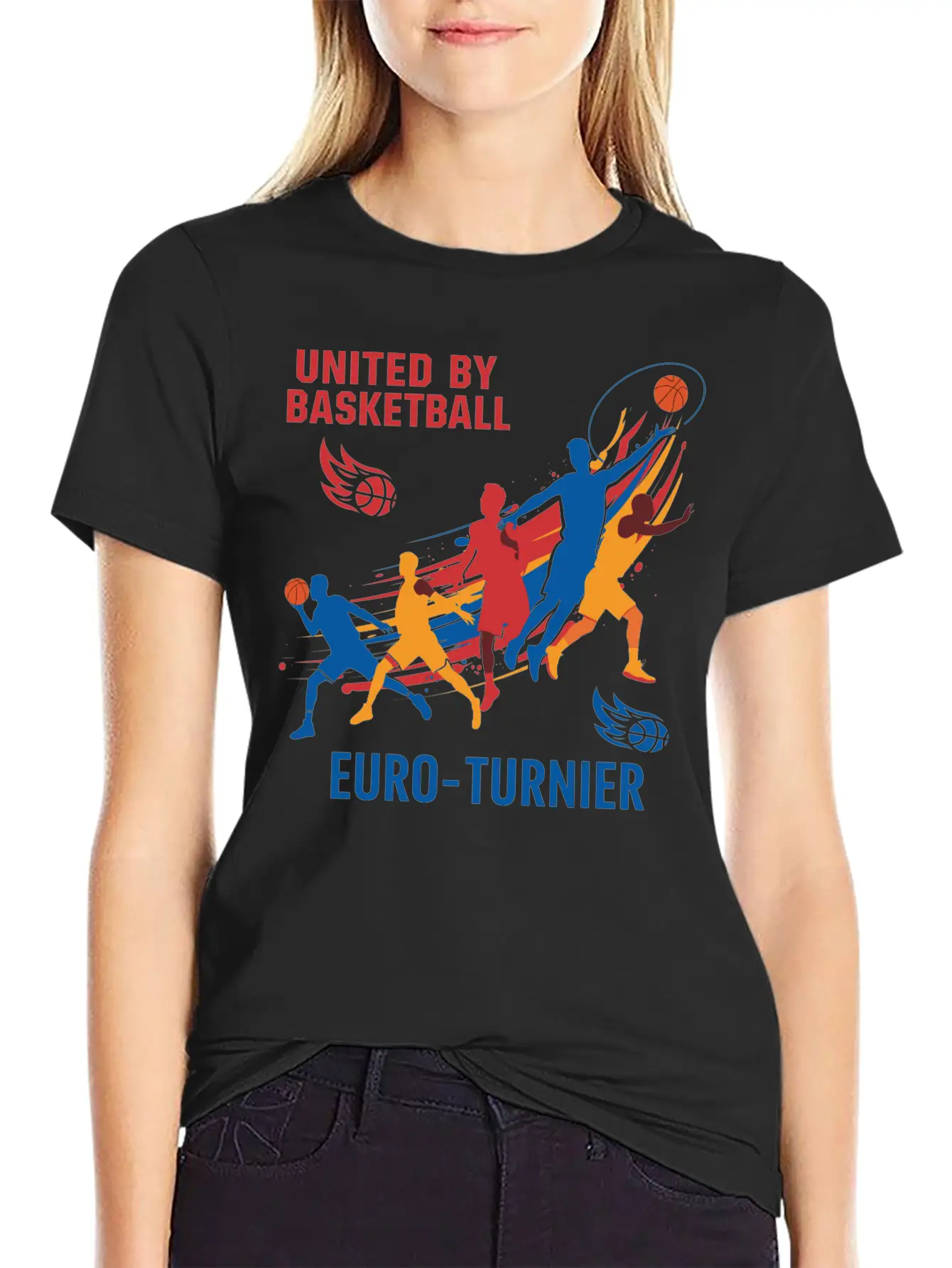 Basketball Turnier Unisex Casual T-Shirt ��� Clean Design For Daily Comfort