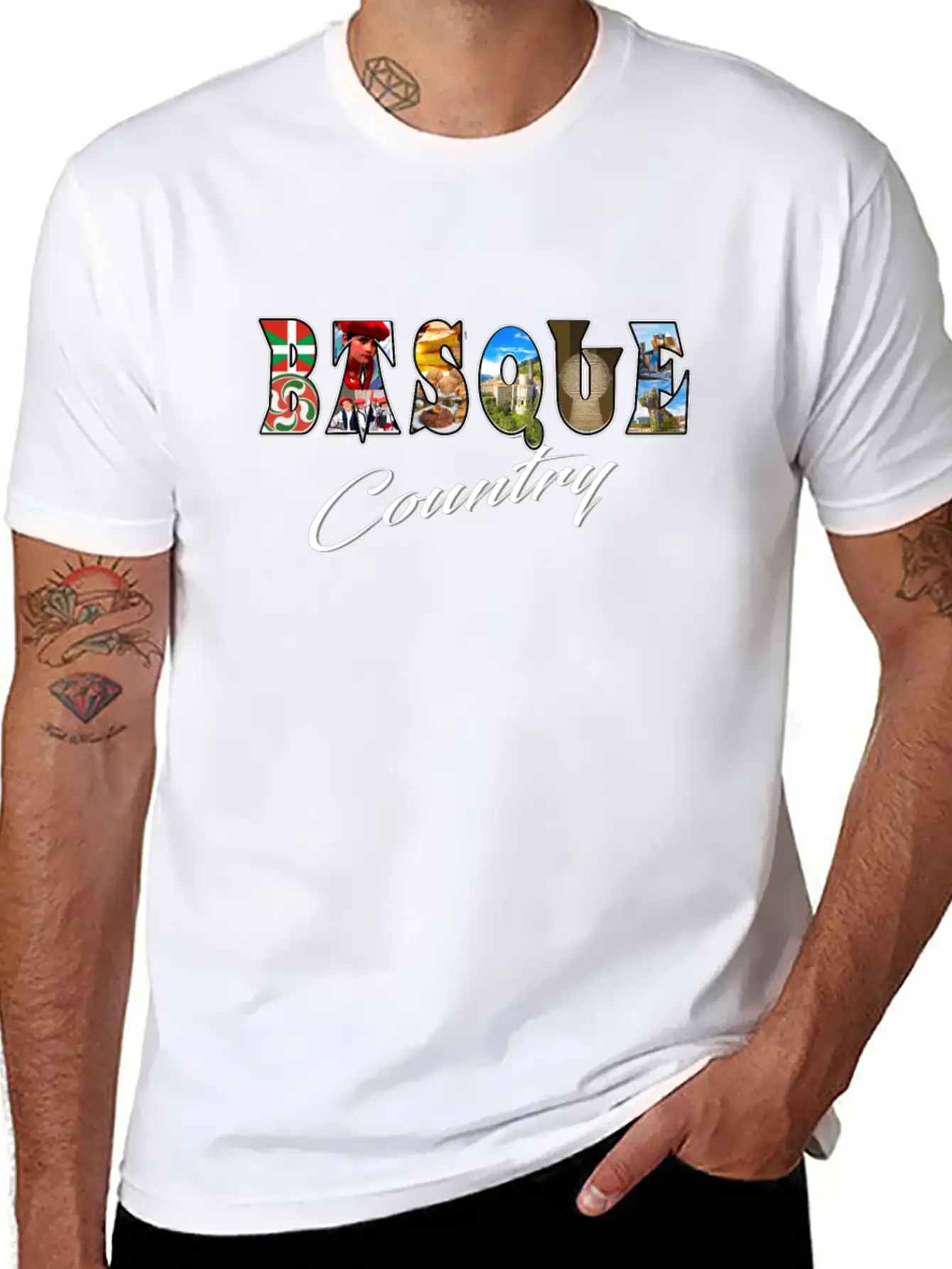 Basque Country Unisex Casual T-Shirt – Clean Design For Daily Comfort