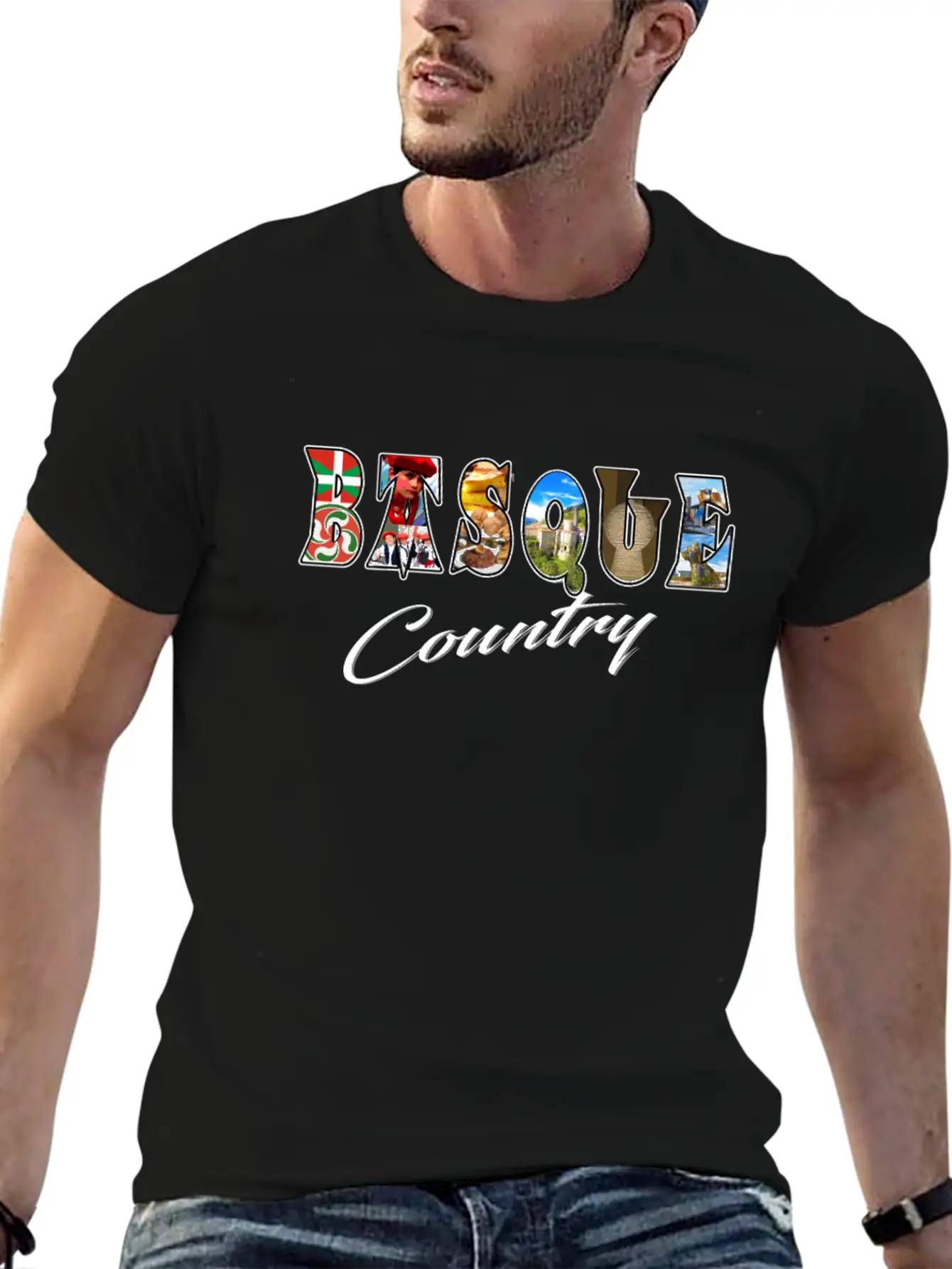 Basque Country Unisex Casual T-Shirt – Clean Design For Daily Comfort