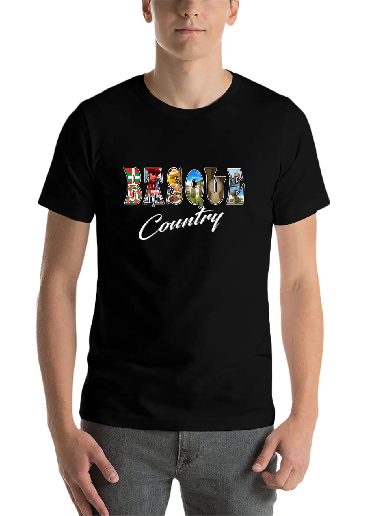 Basque Country Unisex Casual T-Shirt – Clean Design For Daily Comfort