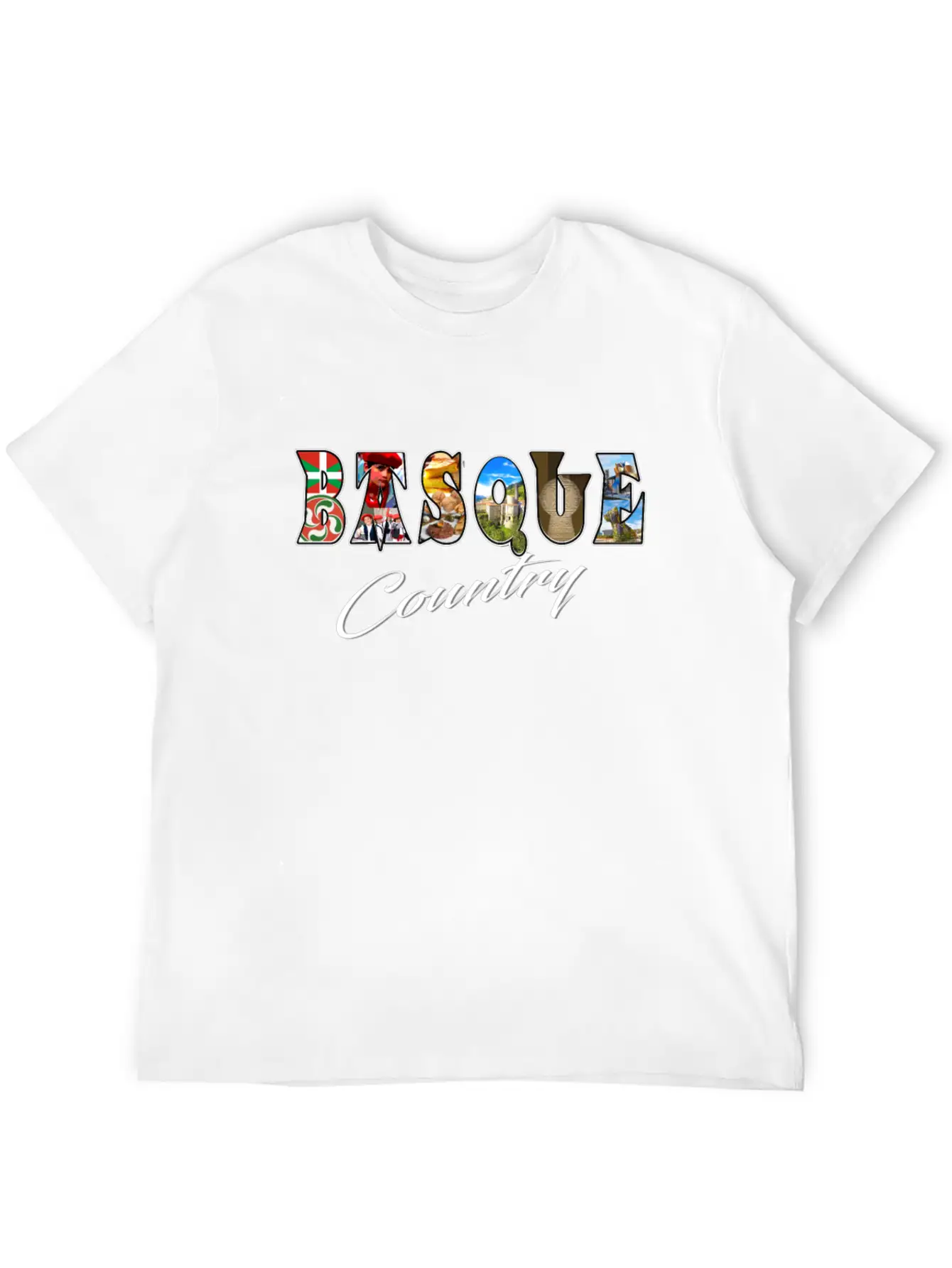 Basque Country Unisex Casual T-Shirt – Clean Design For Daily Comfort