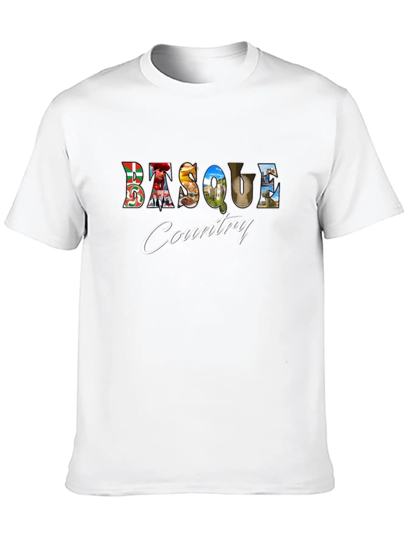 Basque Country Unisex Casual T-Shirt – Clean Design For Daily Comfort