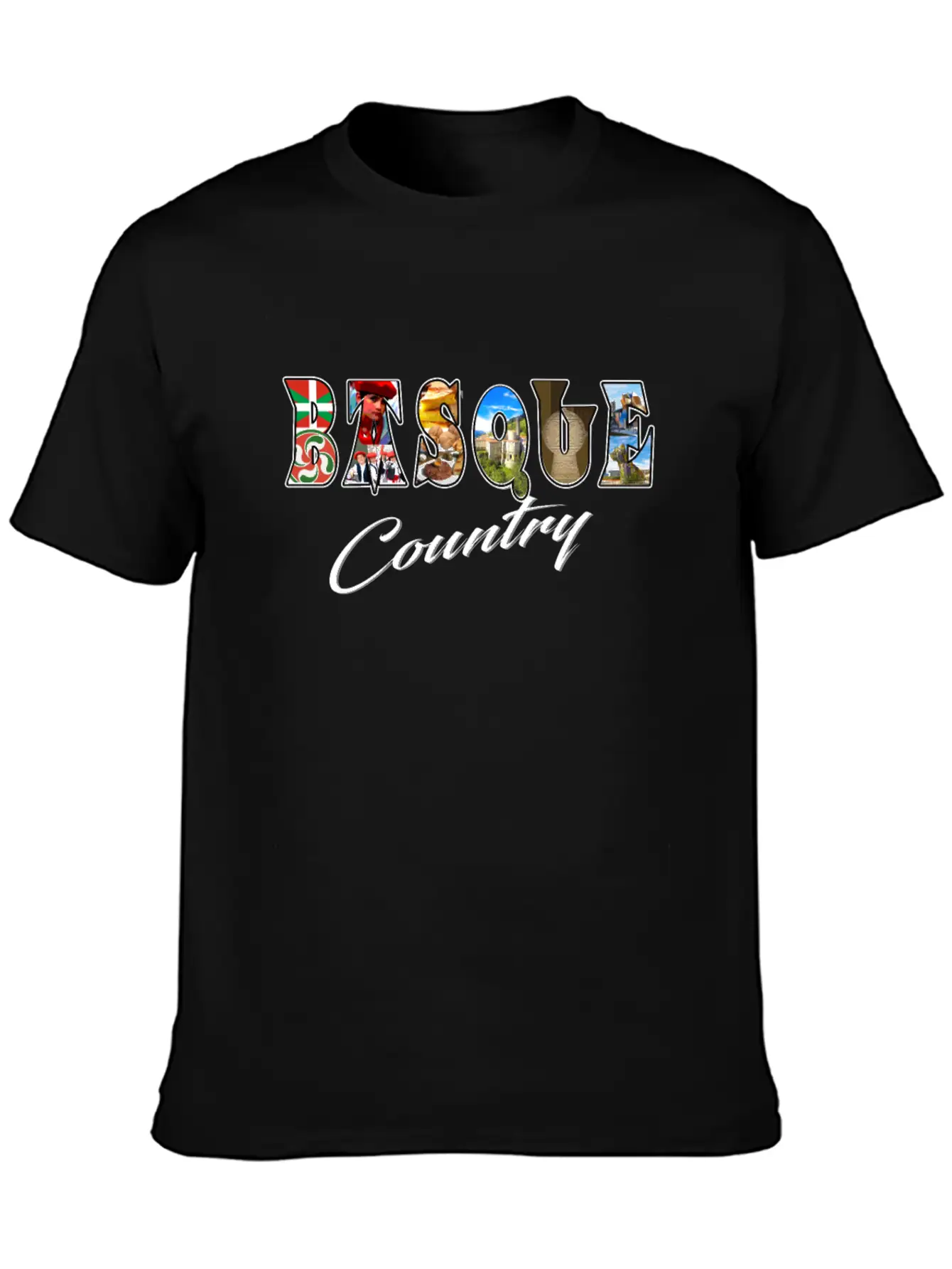 Basque Country Unisex Casual T-Shirt – Clean Design For Daily Comfort
