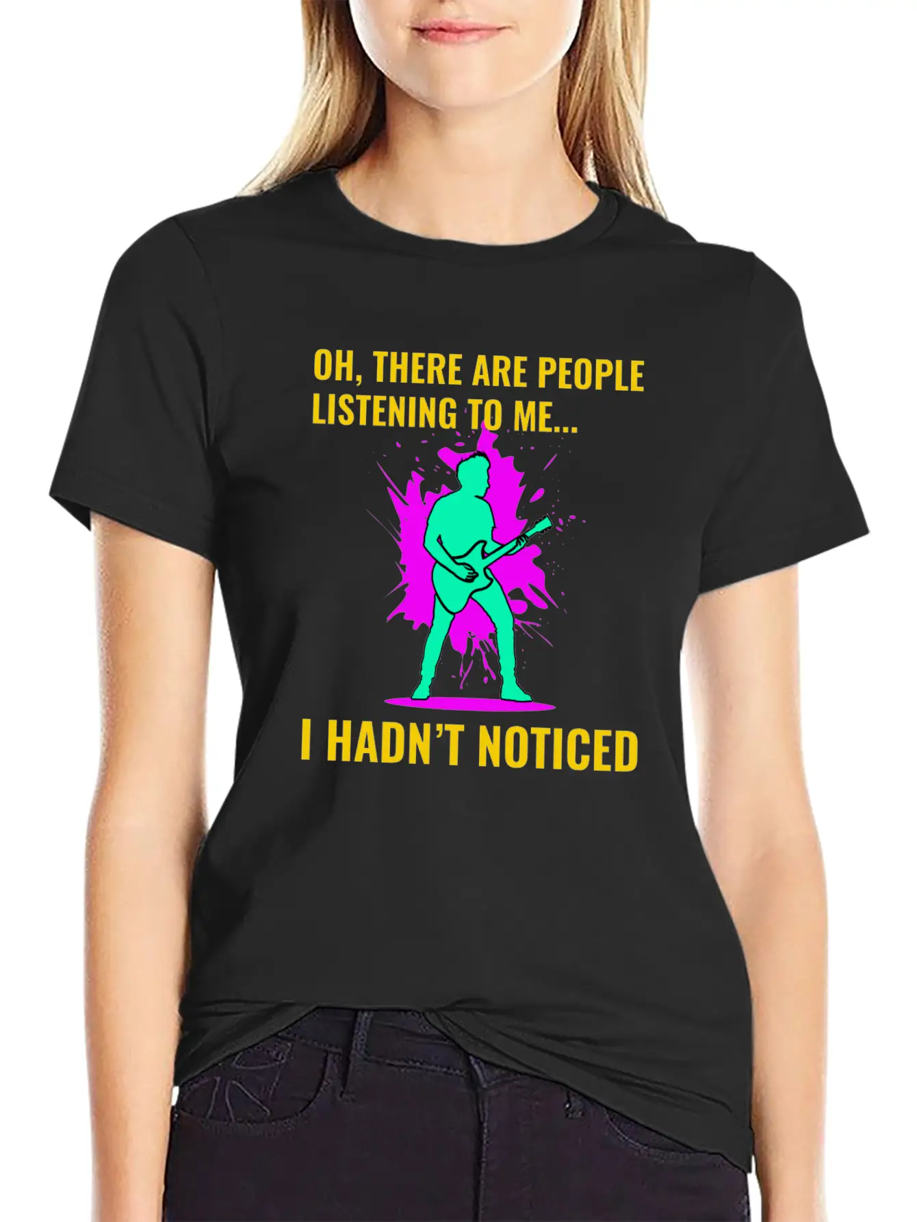 Bass Guitar Player Music Musician Bassist Funny Lightweight Cotton T-Shirt – Daily Comfort Graphic Shirt