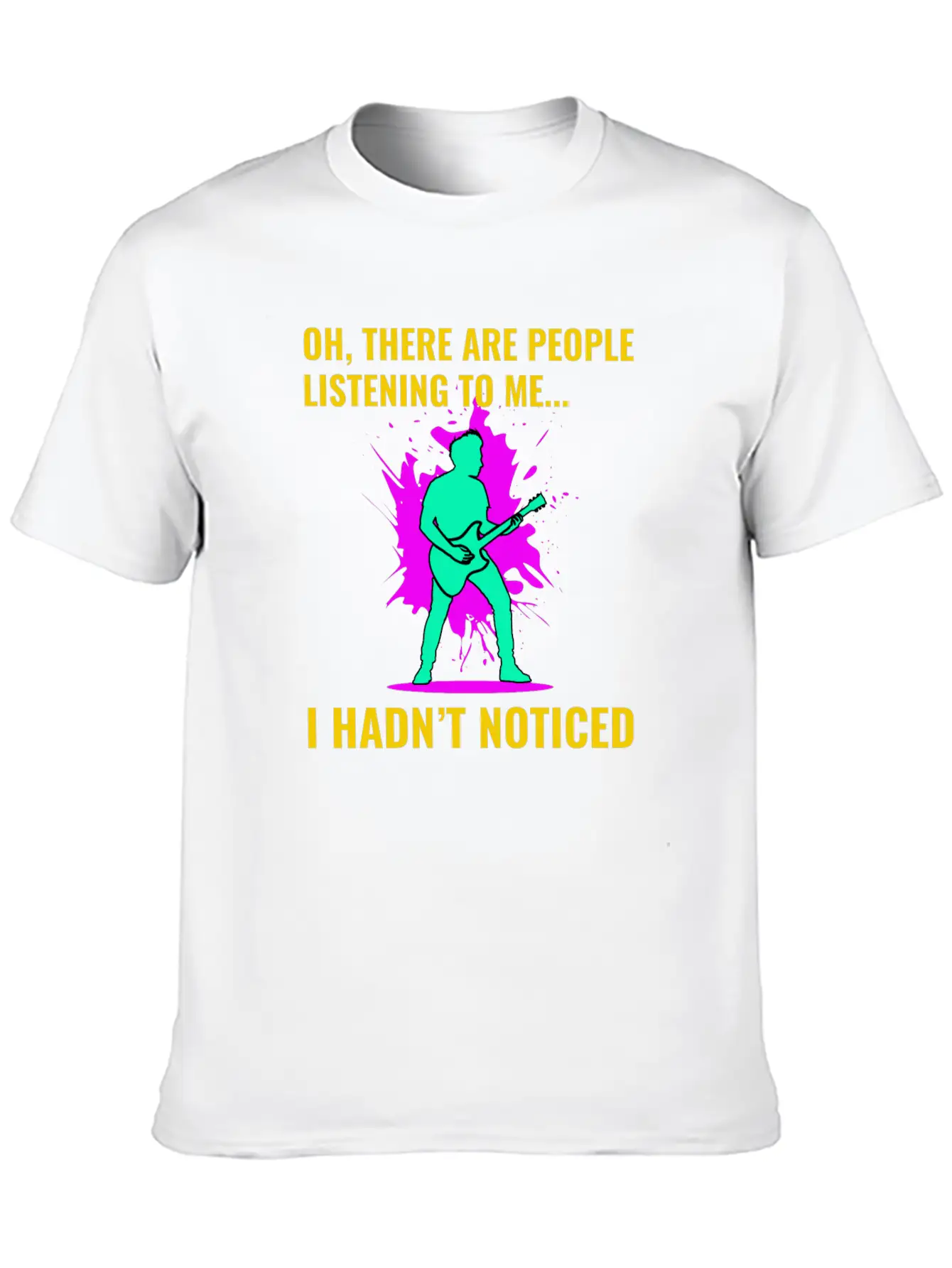 Bass Guitar Player Music Musician Bassist Funny Lightweight Cotton T-Shirt – Daily Comfort Graphic Shirt