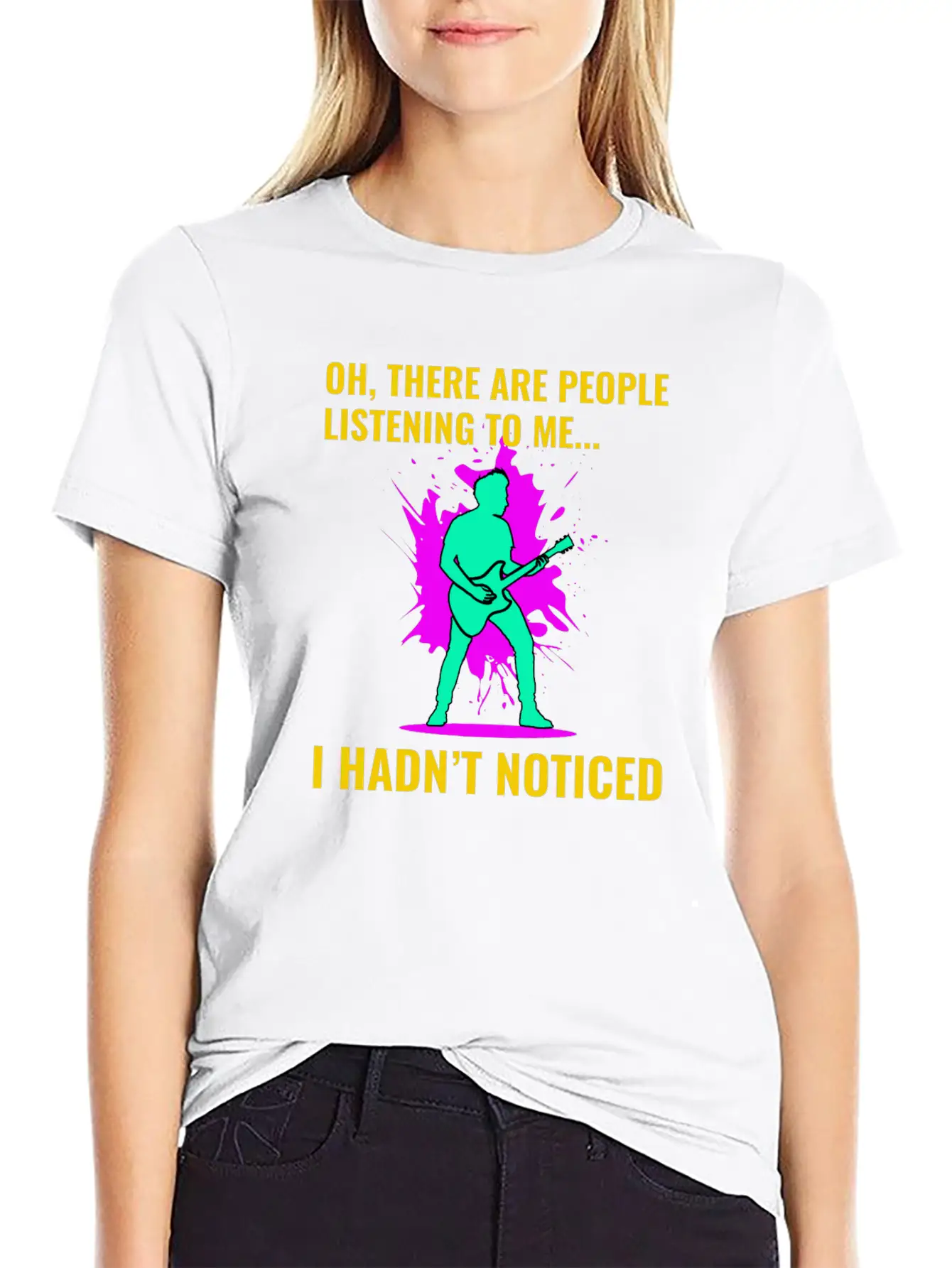 Bass Guitar Player Music Musician Bassist Funny Lightweight Cotton T-Shirt – Daily Comfort Graphic Shirt