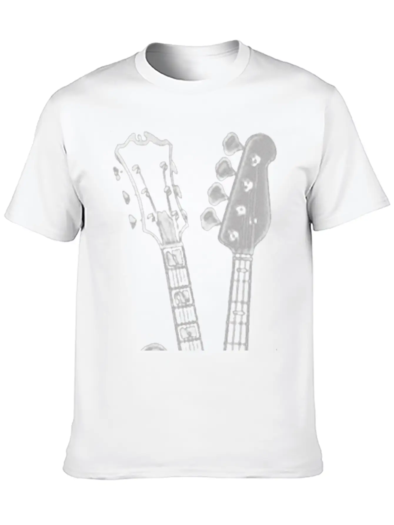 BASS GUITAR SHIRT FINGER GUITAR SHIRT Essenti Lightweight Cotton T-Shirt – Daily Comfort Graphic Shirt