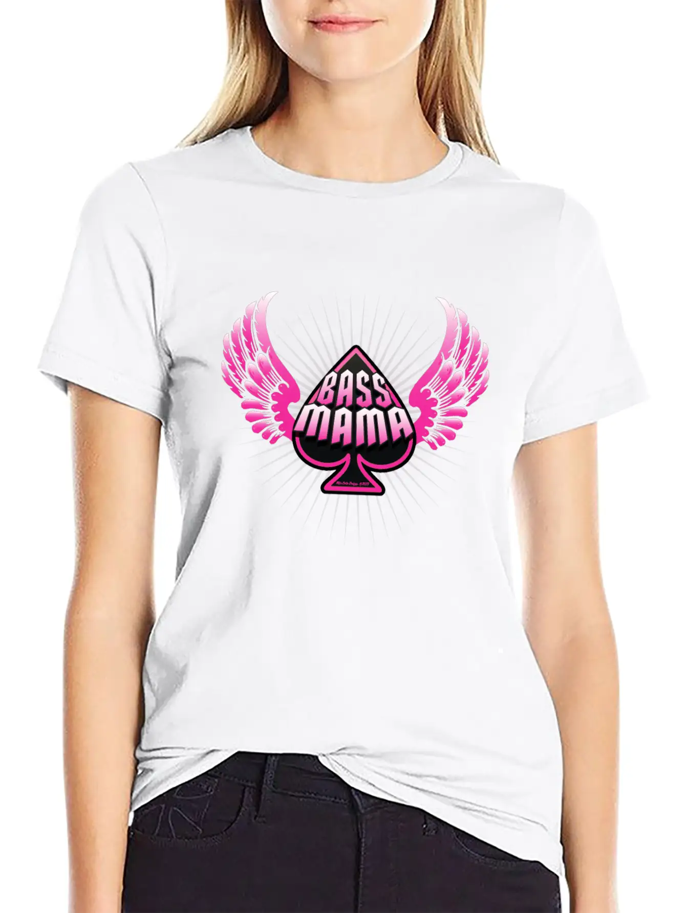 Bass Mama Unisex Casual T-Shirt – Clean Design For Daily Comfort