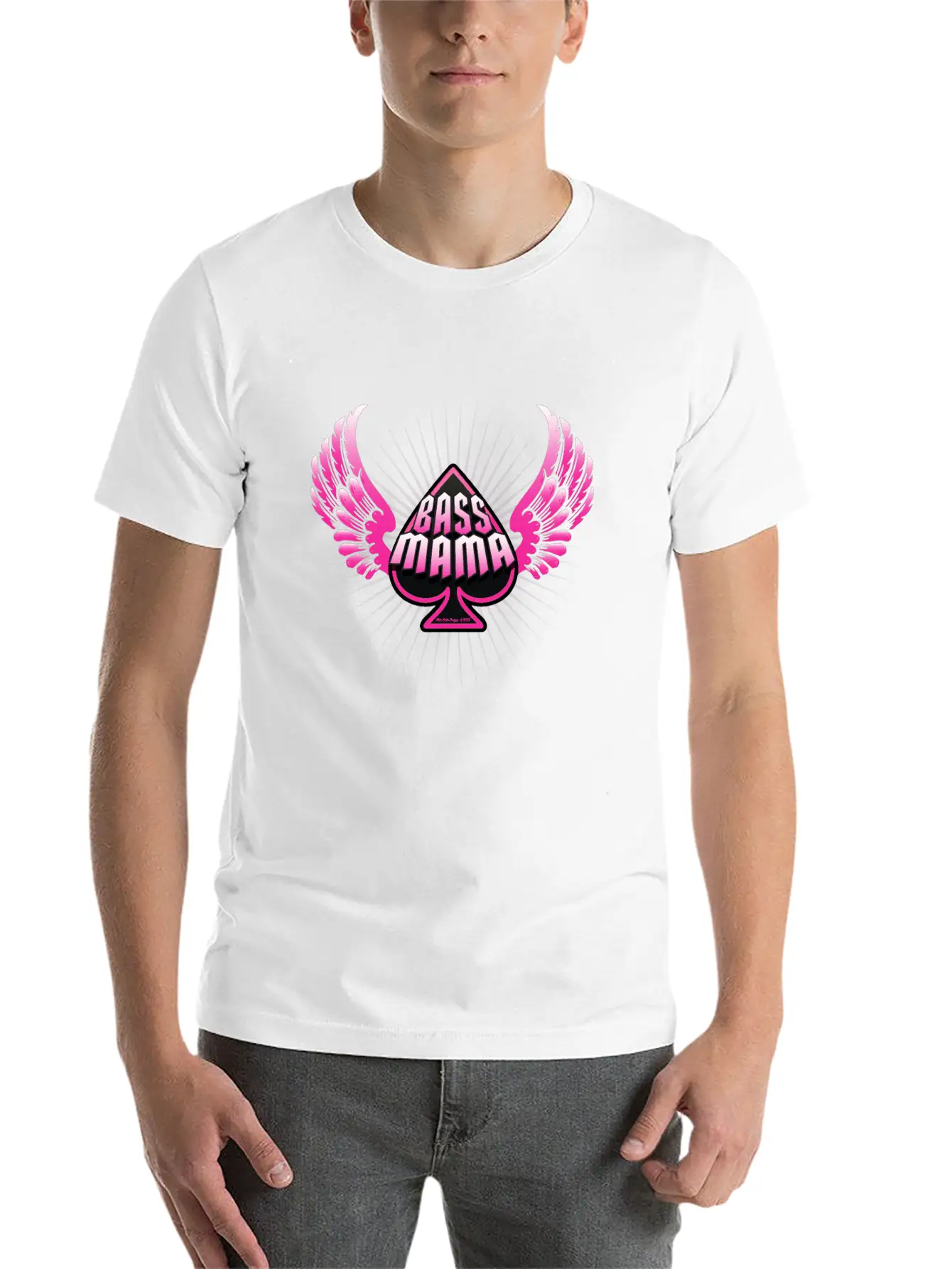 Bass Mama Unisex Casual T-Shirt – Clean Design For Daily Comfort