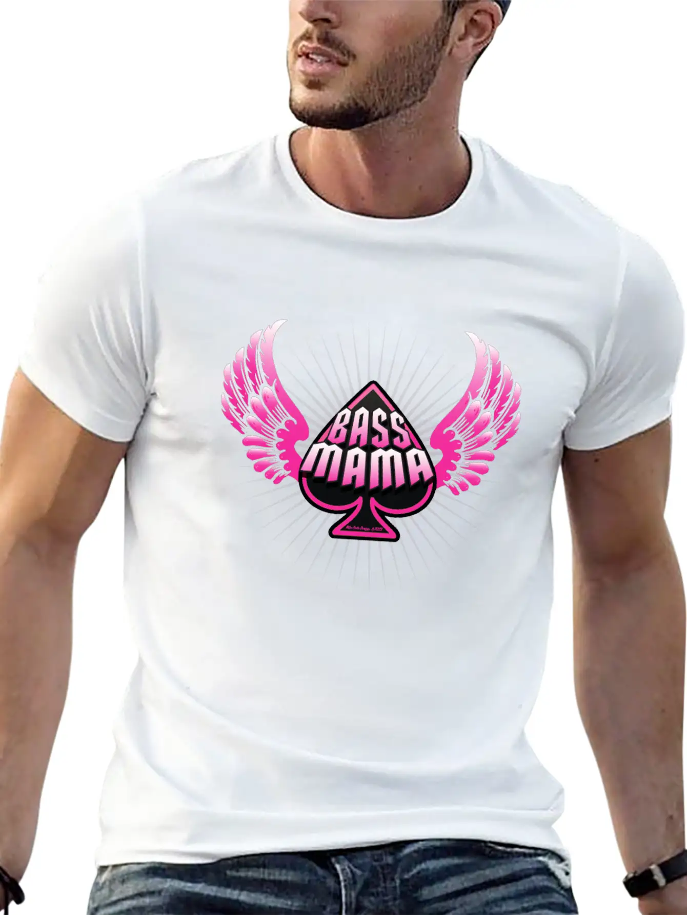 Bass Mama Unisex Casual T-Shirt – Clean Design For Daily Comfort