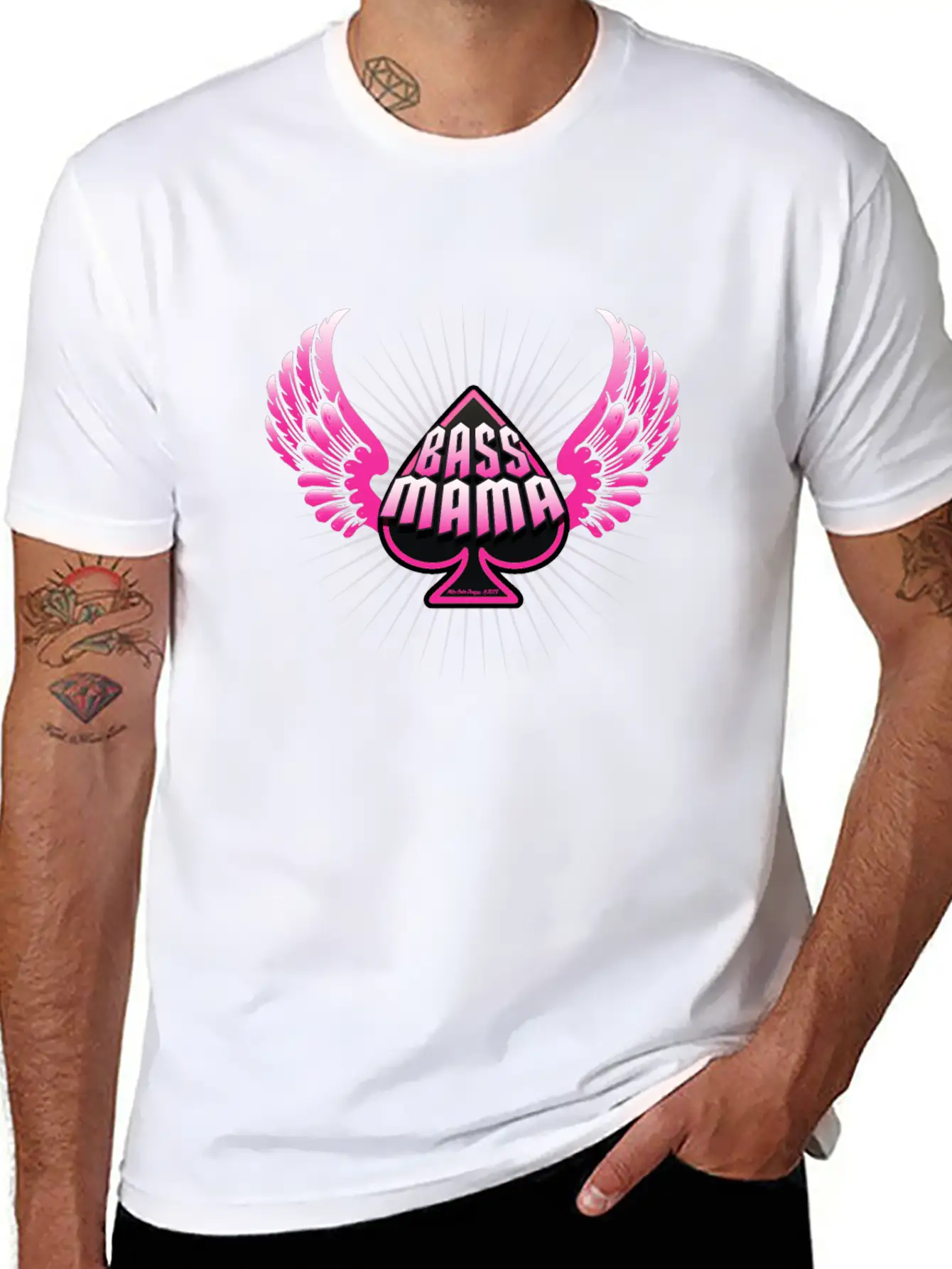 Bass Mama Unisex Casual T-Shirt – Clean Design For Daily Comfort